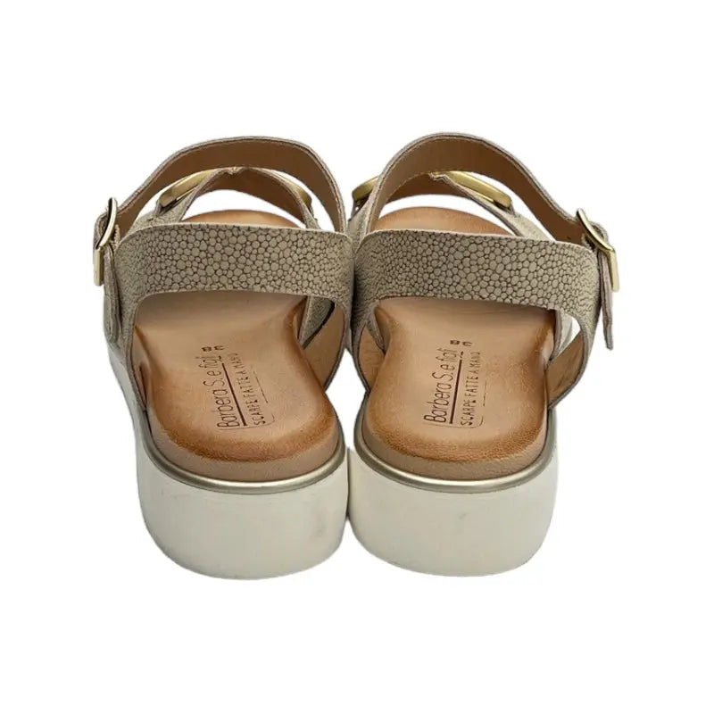 Sandro Barbera & Figli 1088 Pietra stringate donna pelle pietra