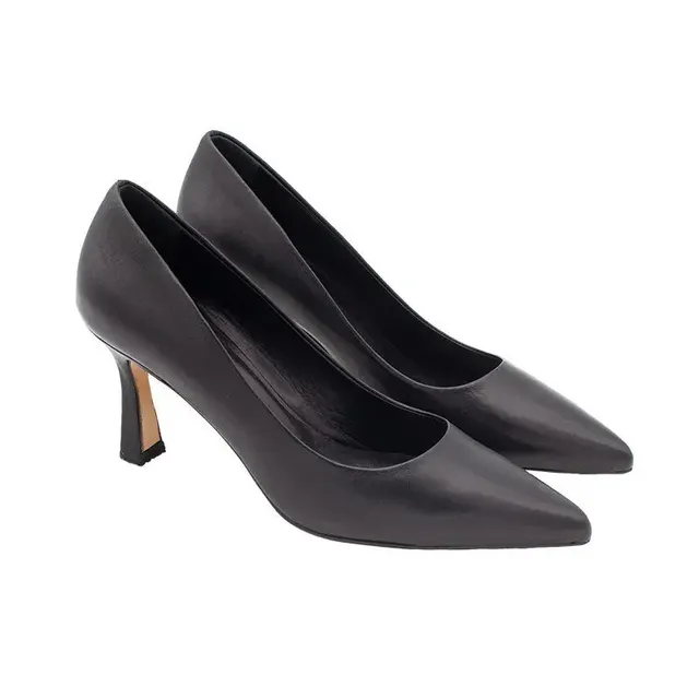 Sandro Barbera & Figli 2628 Soft Décolleté Nero Tacco 7 cm
