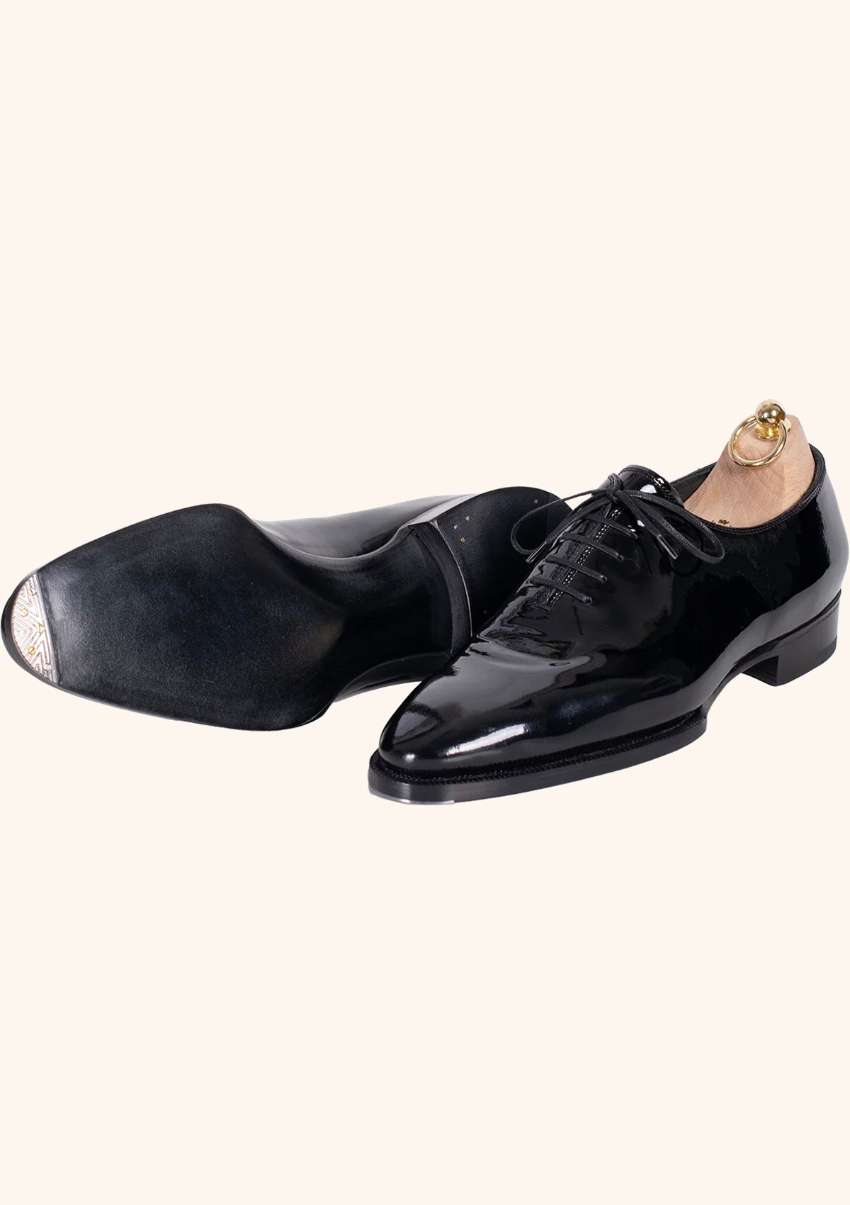 Stefano Bemer Oxfords T6310 stringate vernice nere 42