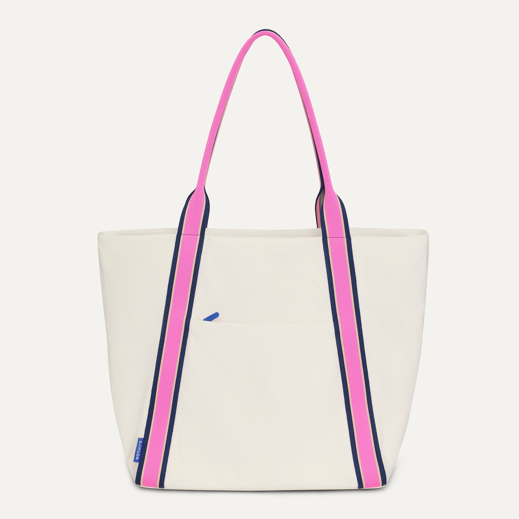 Rothy's The Travel Tote borsa viaggio Optic avorio porta laptop 16"