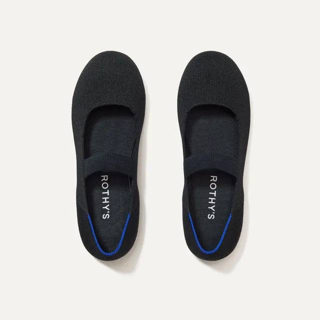 Rothy's The Kids Mary Jane ballerine bambina Black nere scuola