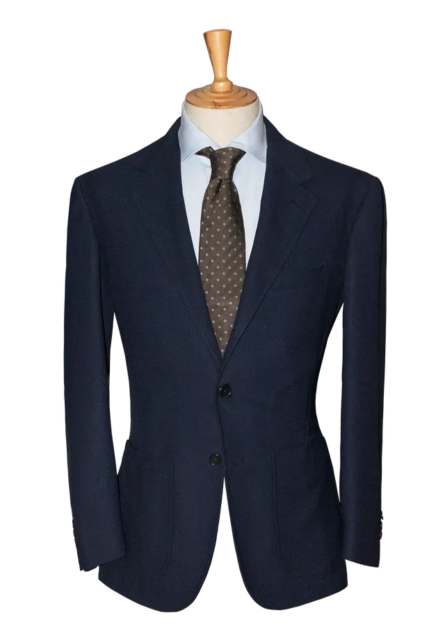 Stefano Bemer Blazers SV2101 Giacca Lana Blu Taglia 50