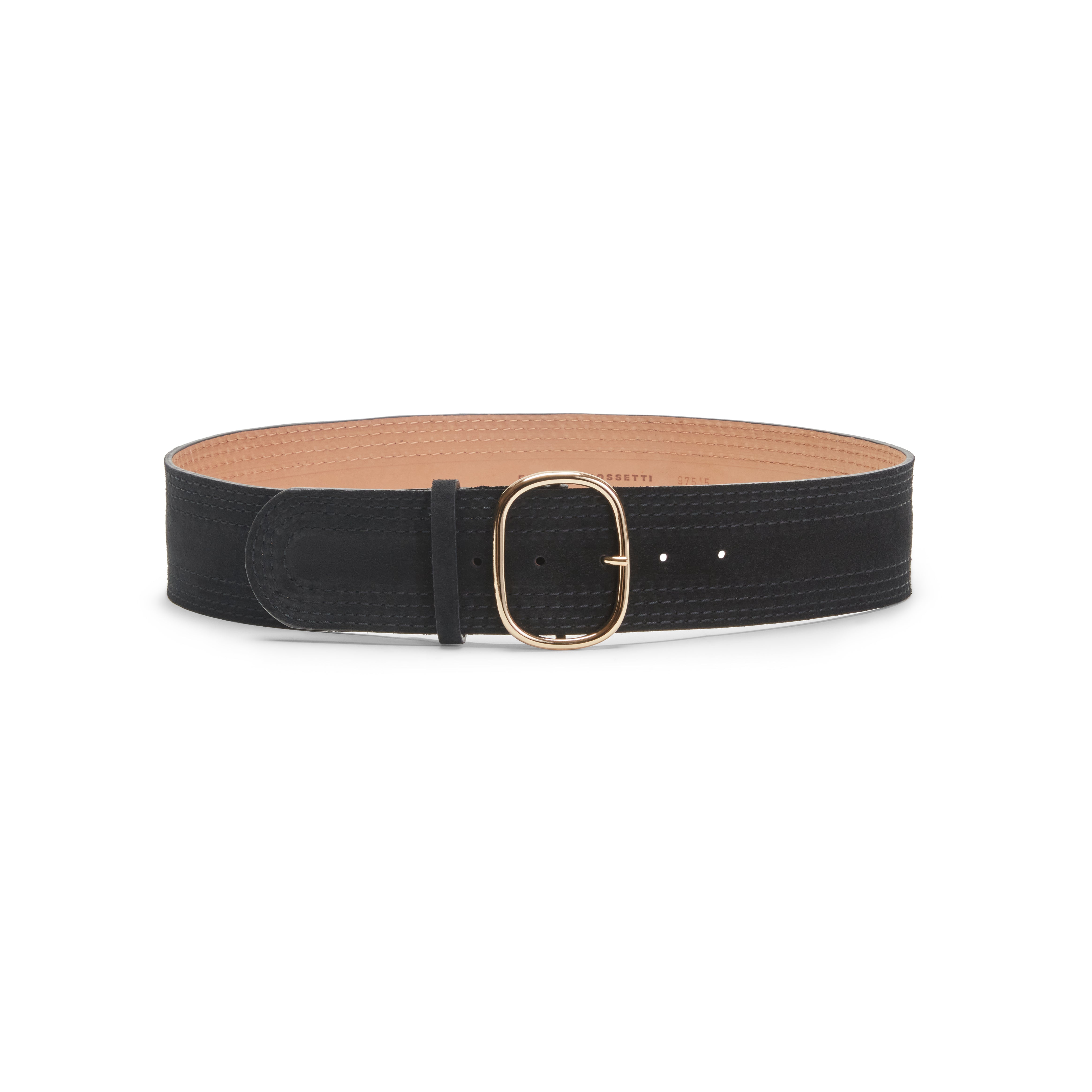F.lli Rossetti 97515 Cintura Donna Nera in Suede
