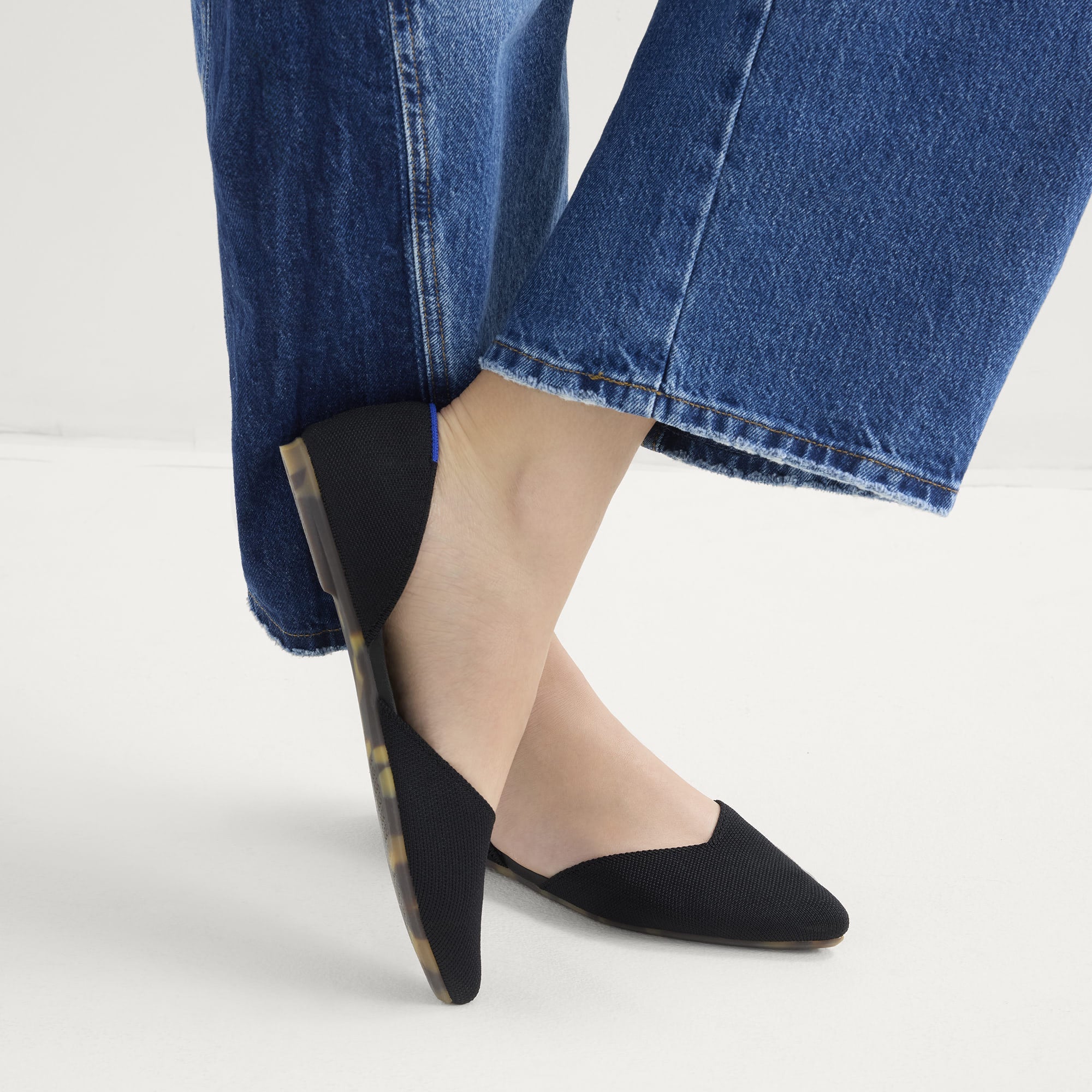 Rothy's The D'Orsay Point ballerine black punta affusolata