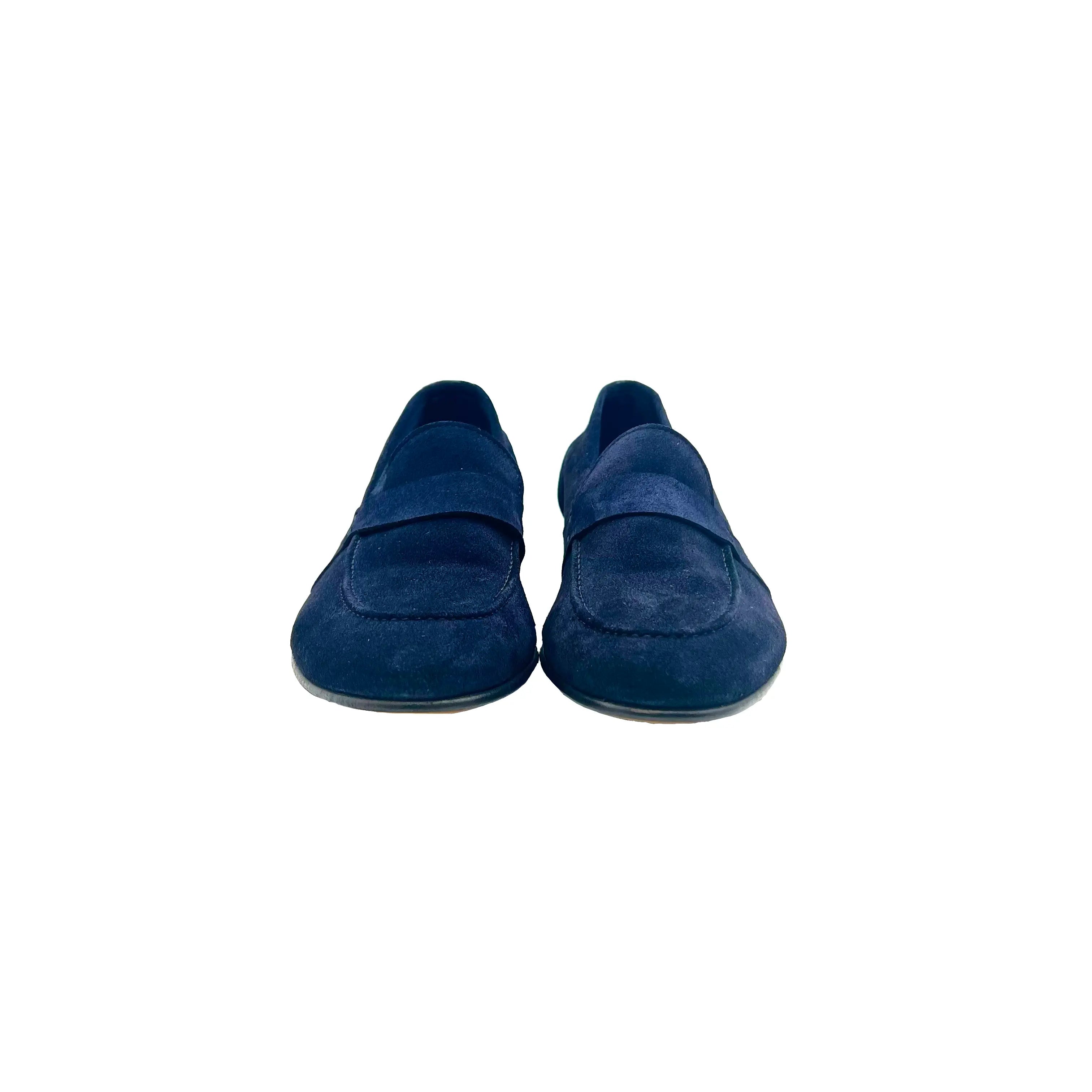 Sandro Barbera 2828 mocassino donna suede navy