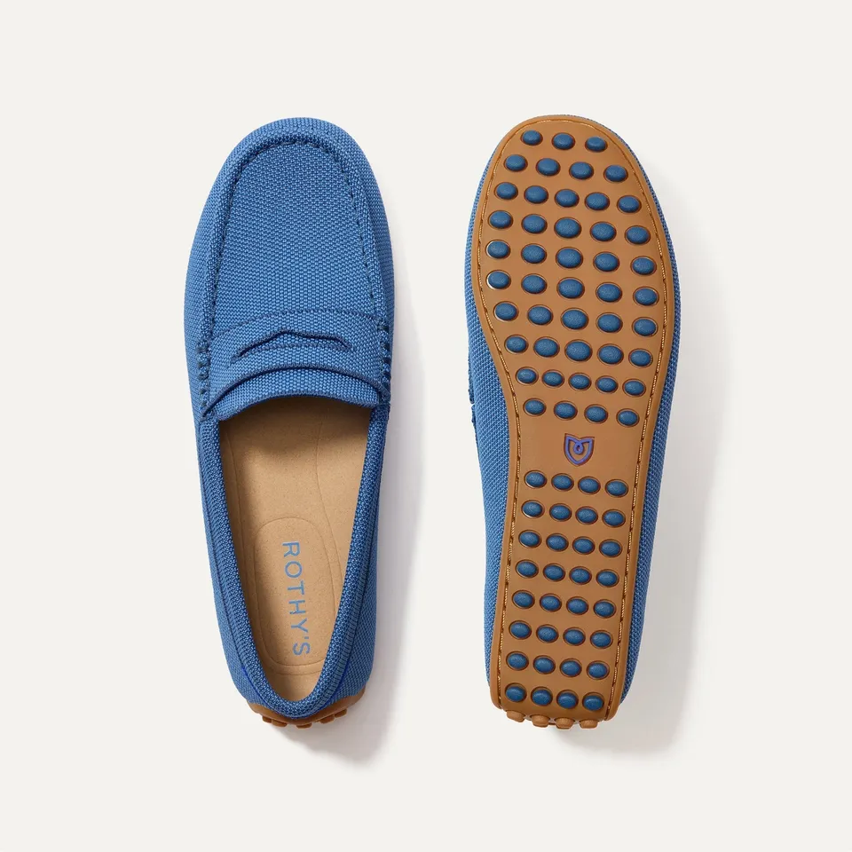Rothy's The Daily Driver mocassini donna azzurro Blue Sea