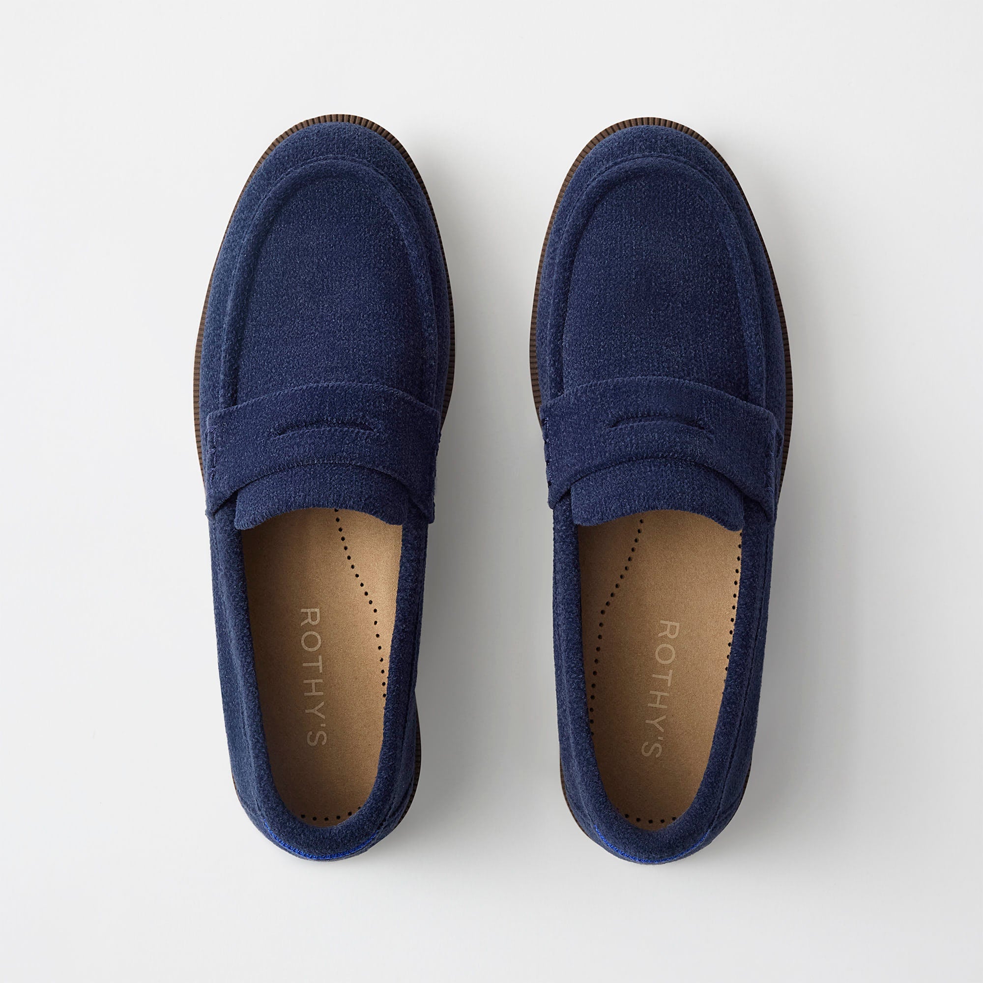 Rothy's The Penny Loafer mocassini donna ReVelvet Navy blu