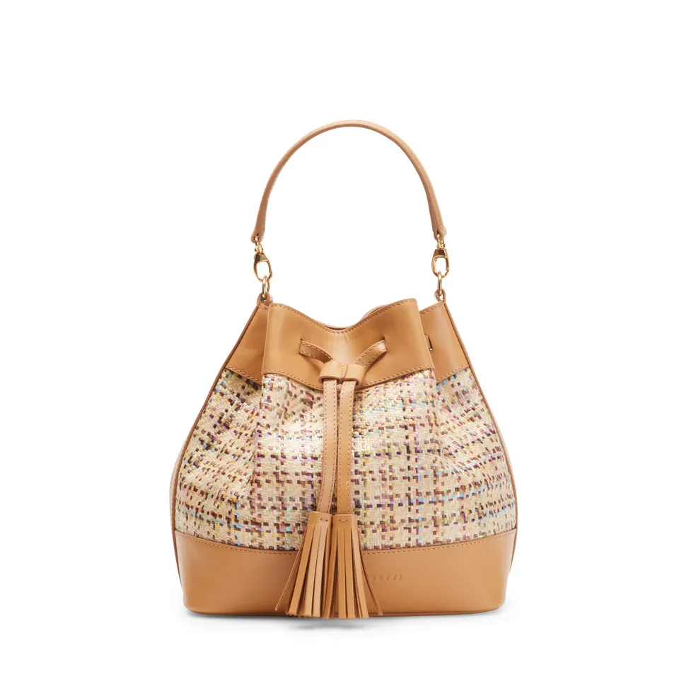 F.lli Rossetti 84879 Bucket Bag Donna Multicolor Intrecciata