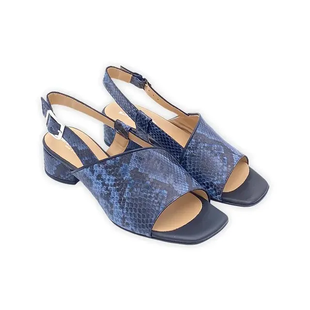 Sandro Barbera 406 Sandali Donna Pitonati Jeans