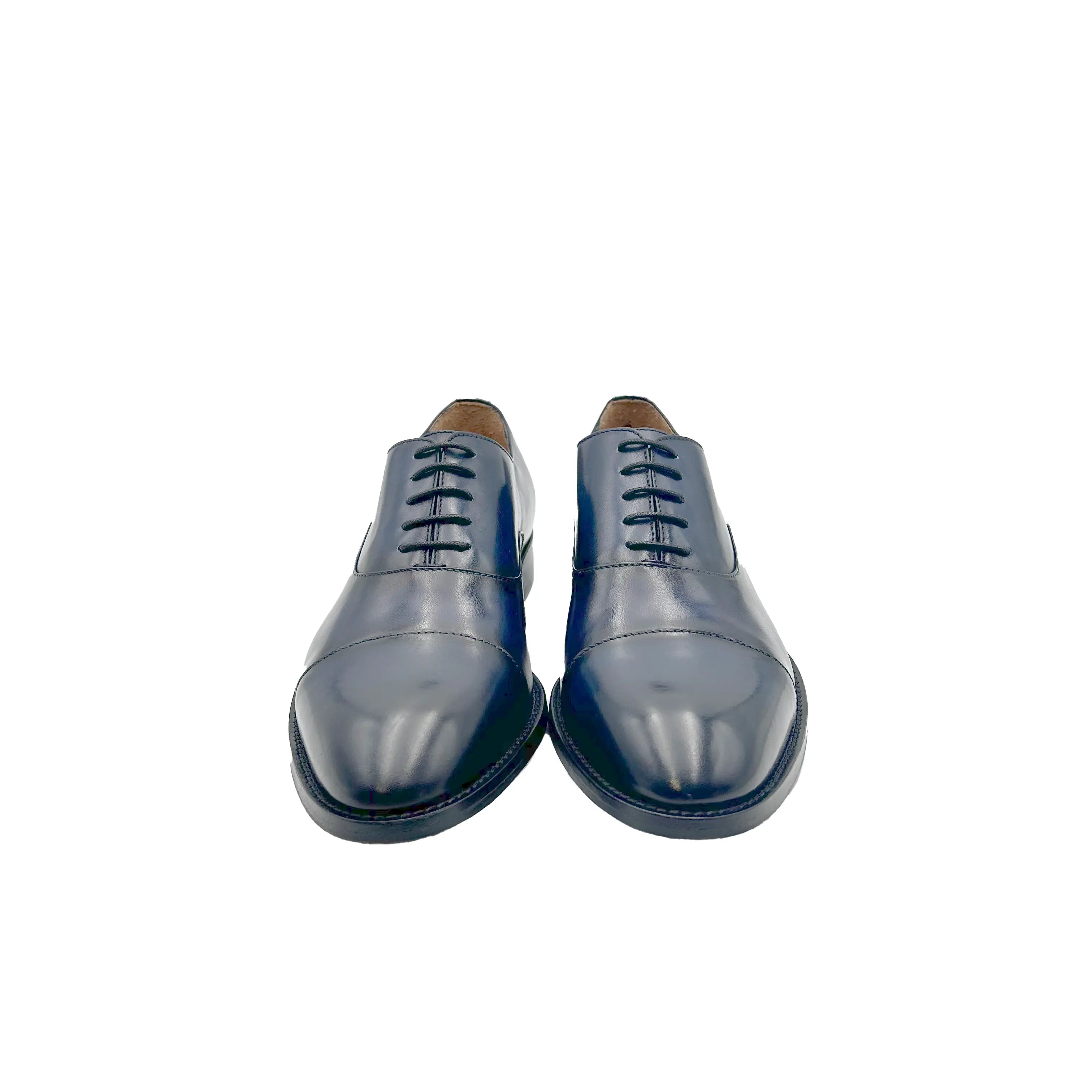 Sandro Barbera 42230 oxford uomo blu tinto a mano