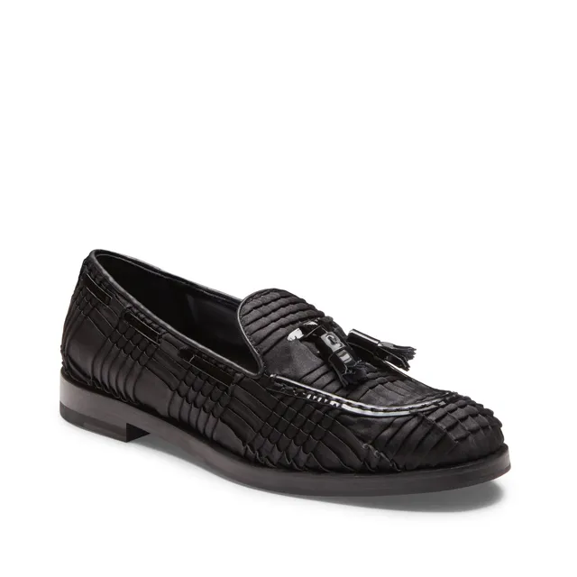 F.lli Rossetti Brera 68280 mocassino donna raso nero plissé