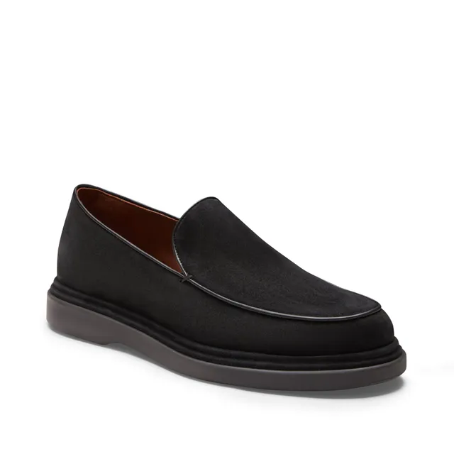 F.lli Rossetti 14894 Mocassino Suede Nero Uomo