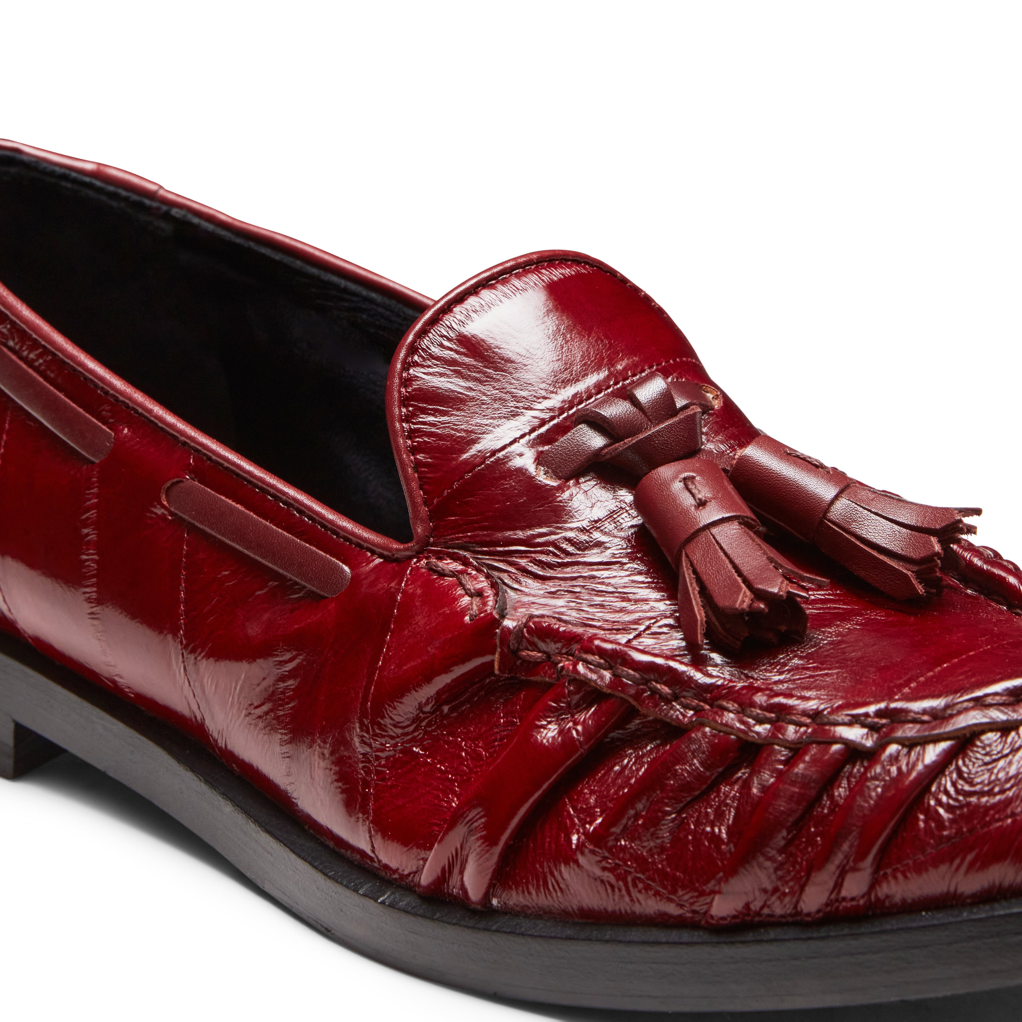 F.lli Rossetti Brera 68192 mocassino donna lampone pelle anguilla