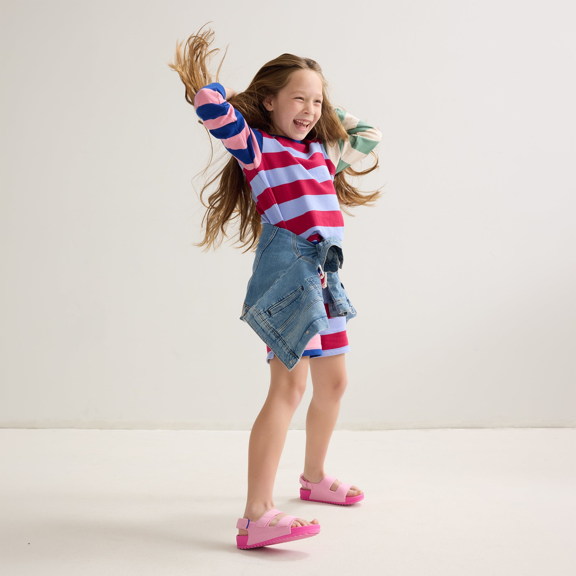 Rothy's Kids Double Strap sandali Tutu rosa
