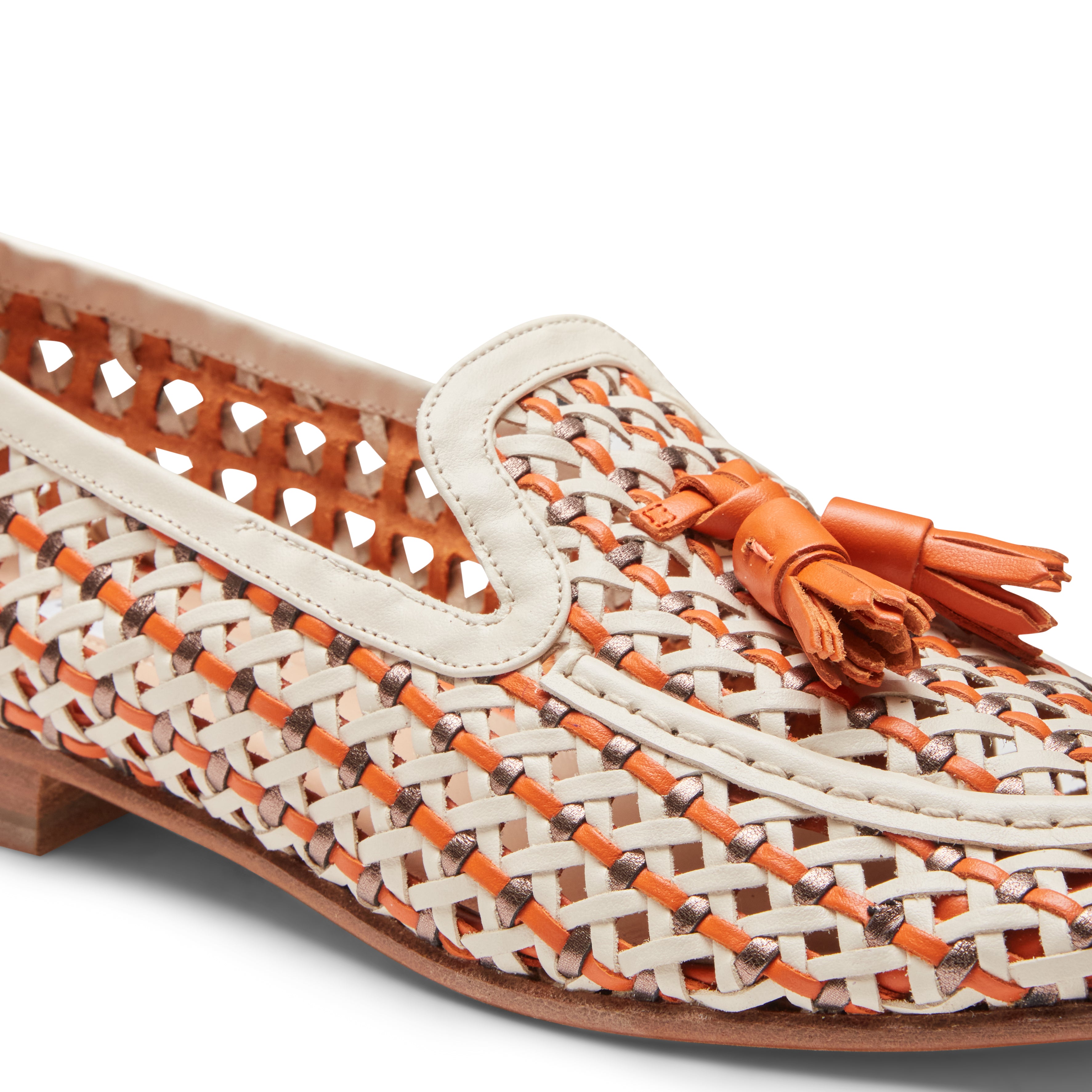 F.lli Rossetti Brera 67275 mocassino donna avorio intrecciato