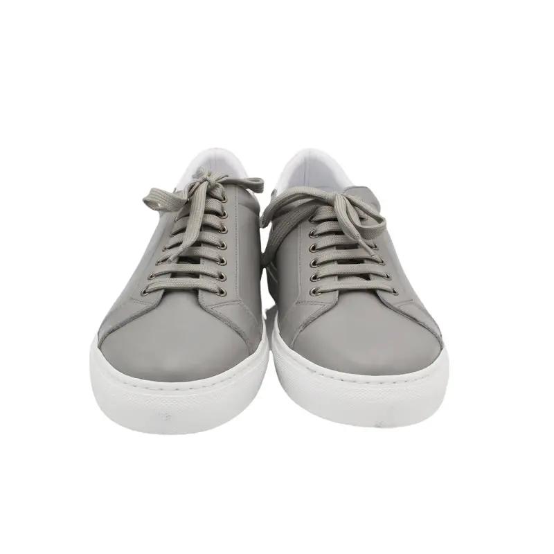 Sandro Barbera VA9 Basic sneakers bianco grigio pelle