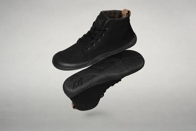 Wildling Shoes Canva Ash scarpe mid cut nero lana calda