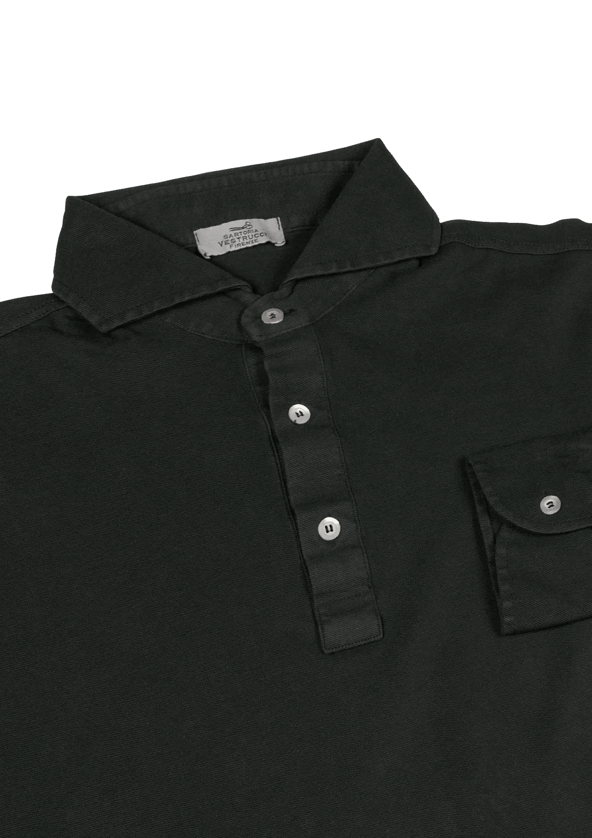 Stefano Bemer SV6019 polo verde inglese cotone stone