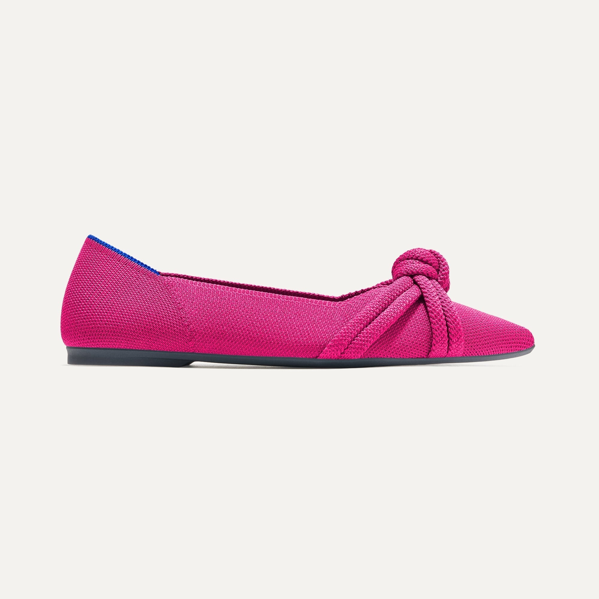 Rothy's The Knot Point II Starfish Pink ballerine nodo fucsia
