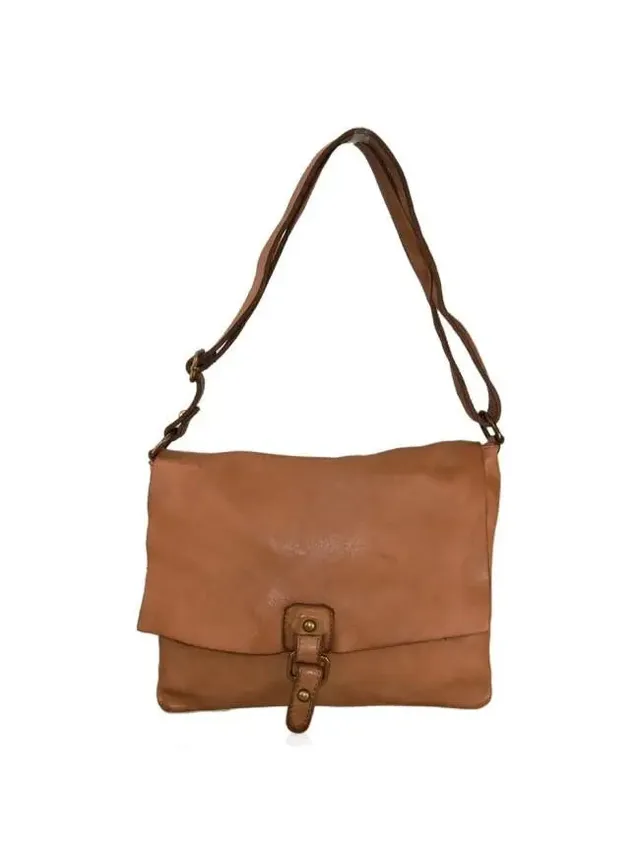Sandro Barbera BAHN35 borsa a spalla cuoio pelle