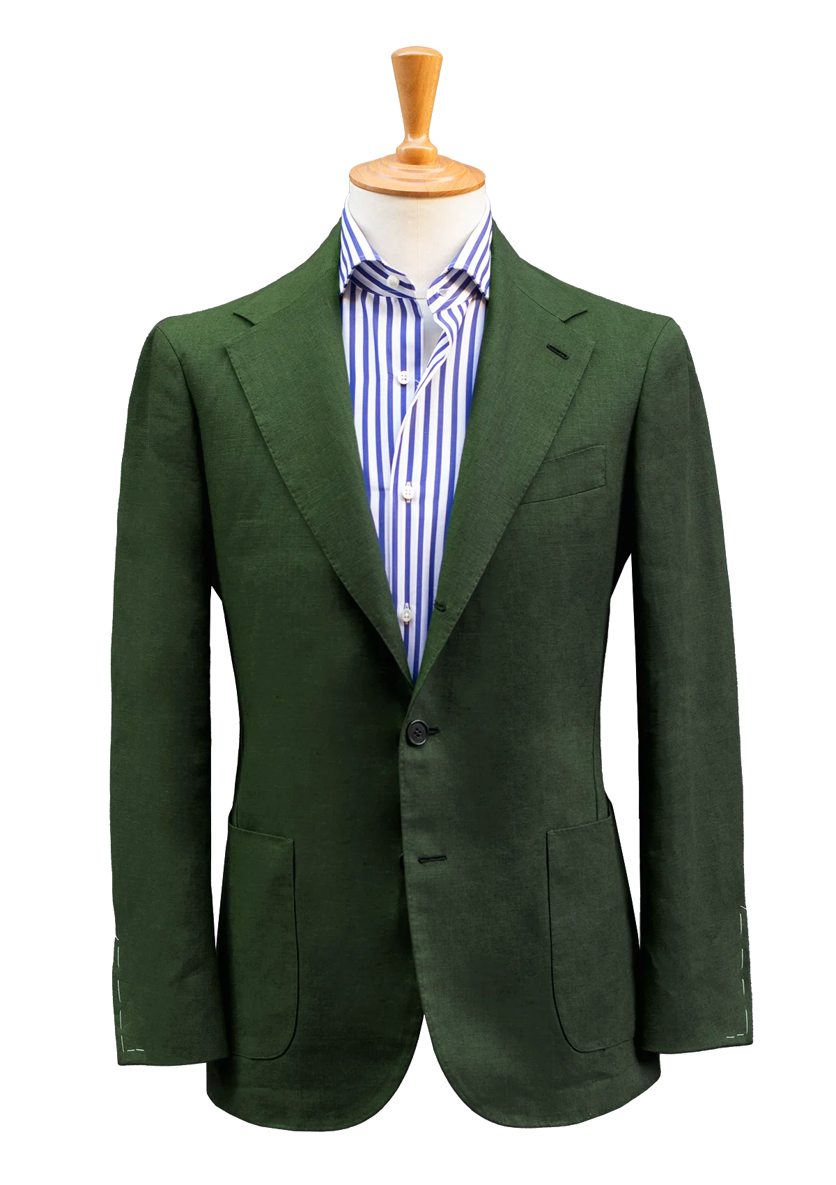 Stefano Bemer SV2106 giacca lino verde 50