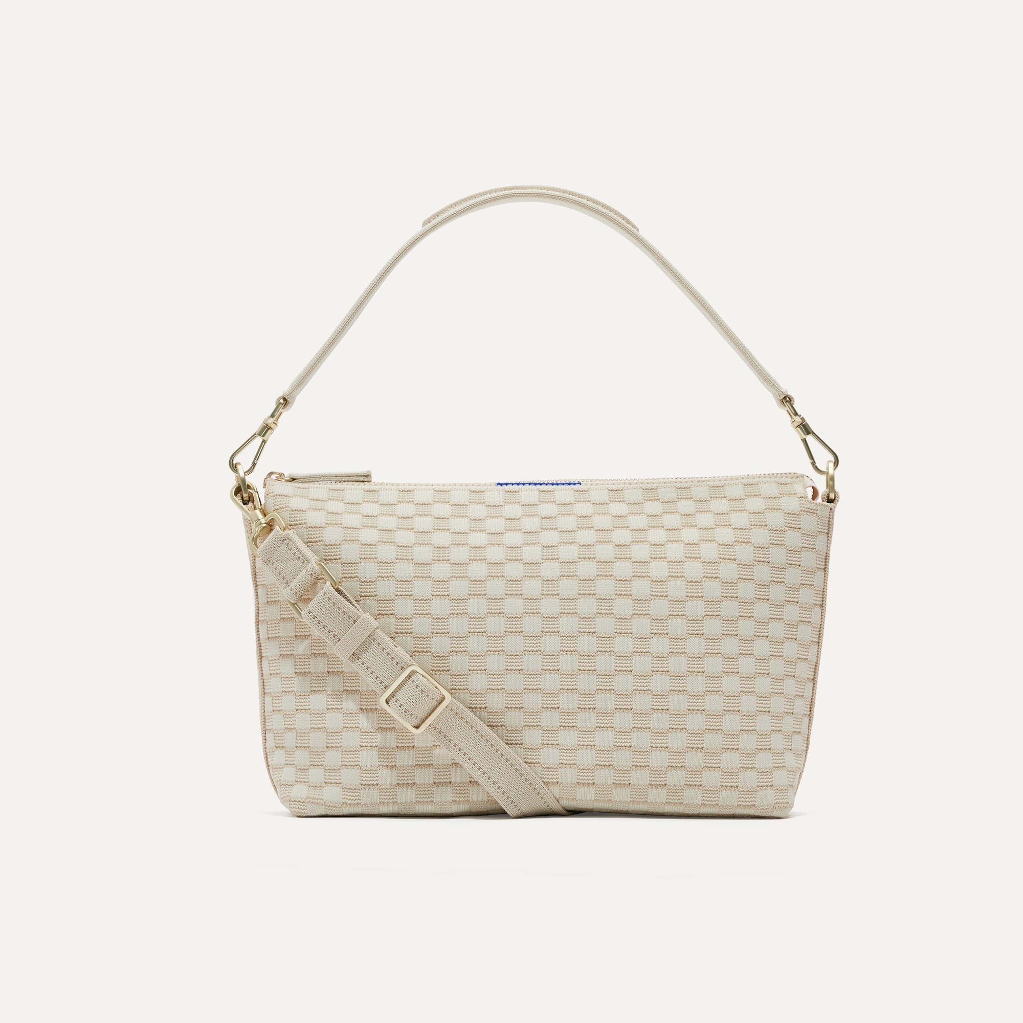 Rothy's The Daily Crossbody borsa tracolla avorio White Sand zip