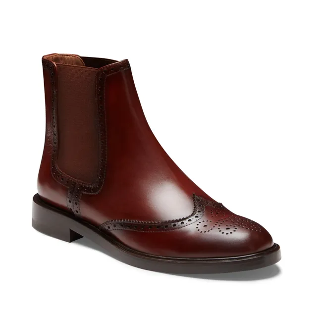 F.lli Rossetti 67945 Chelsea Brogue Stivale Donna Pelle Mandorla