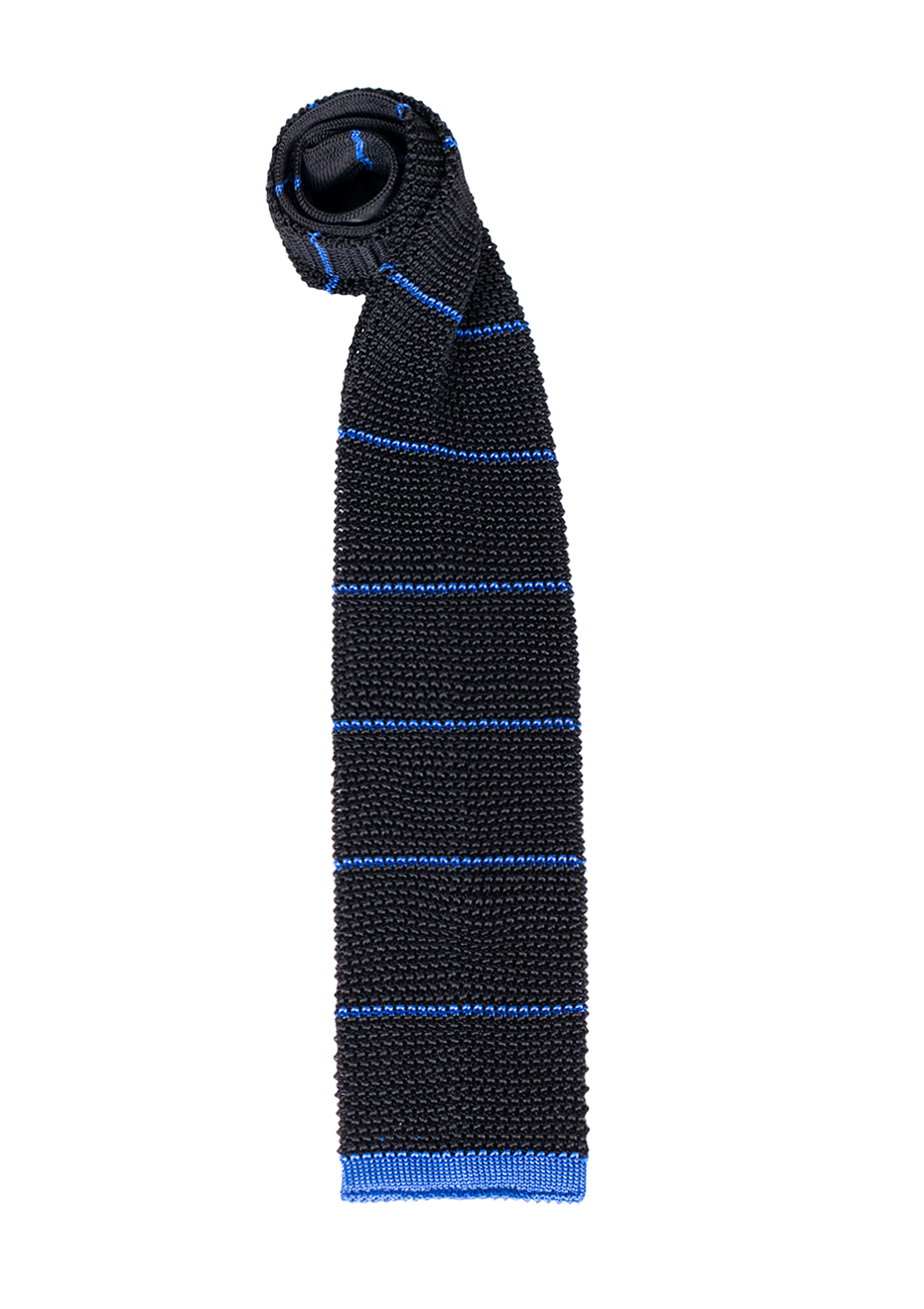 Stefano Bemer cravatta seta blu navy azzurro SV5005 maglia