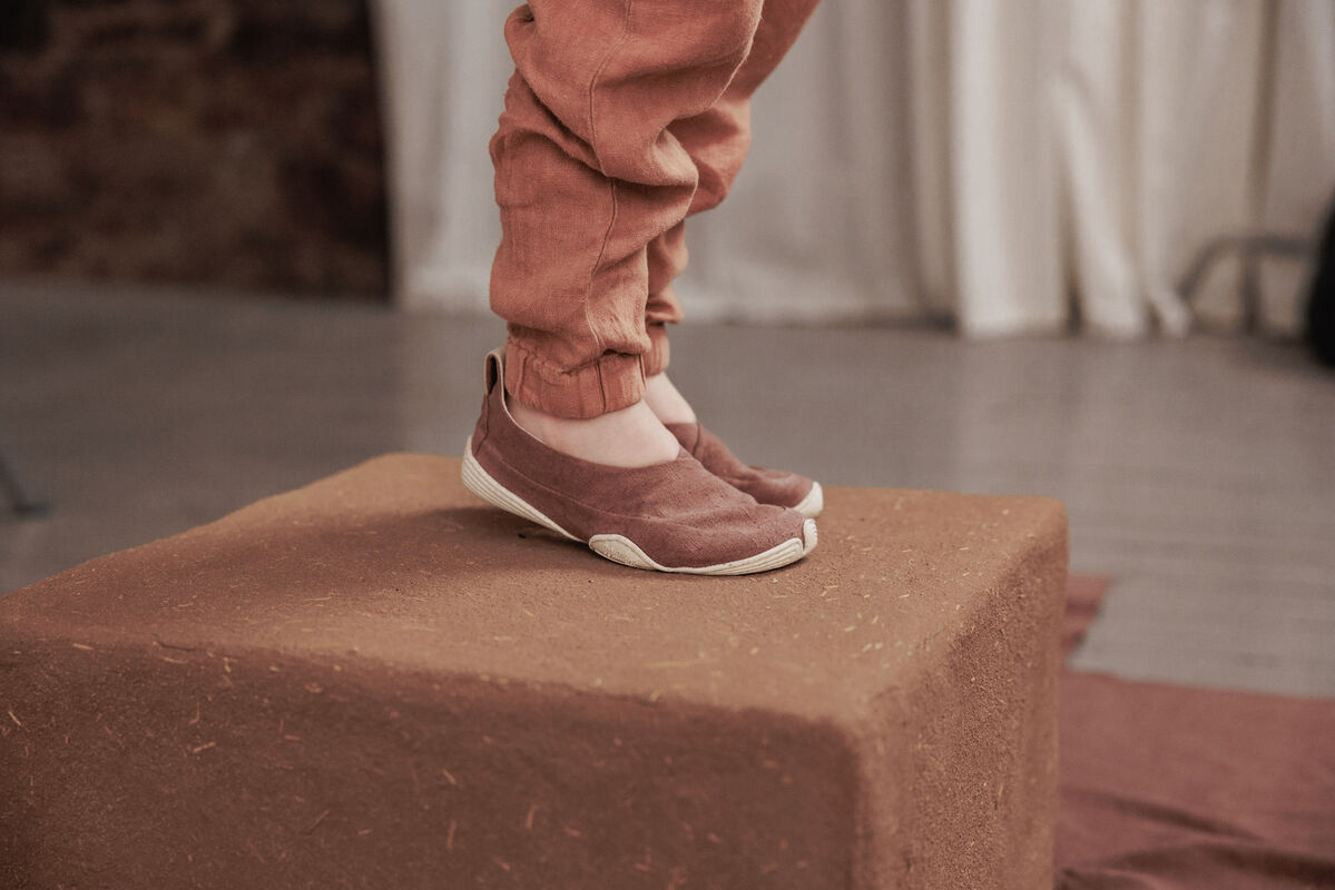 Wildling Cahor Medium Clay scarpe slip on bambini canapa