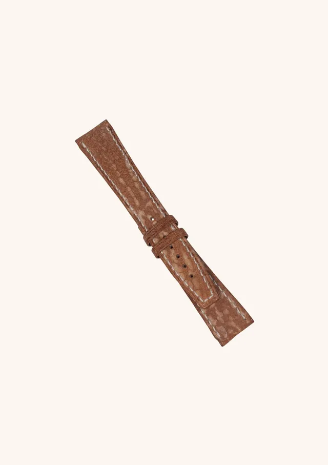 Stefano Bemer Watch Straps Cinturino Orologio Pelle Tan Shark 20mm