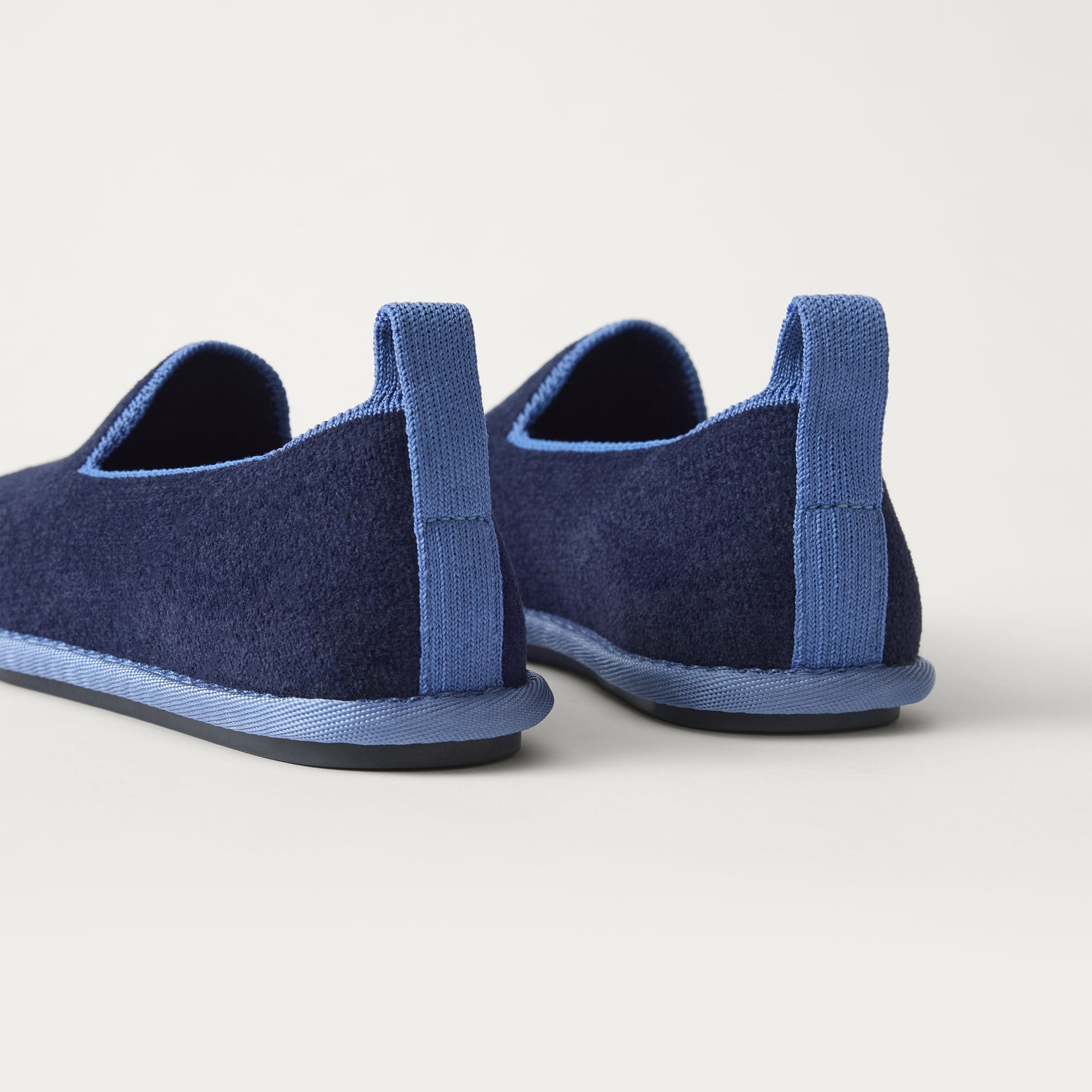 Rothy's Mini Loafer mocassini bambino blu sailor velluto