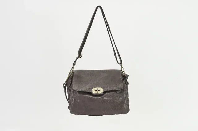 Sandro Barbera 2028 Borsa Pelle Moro Marrone 30x27