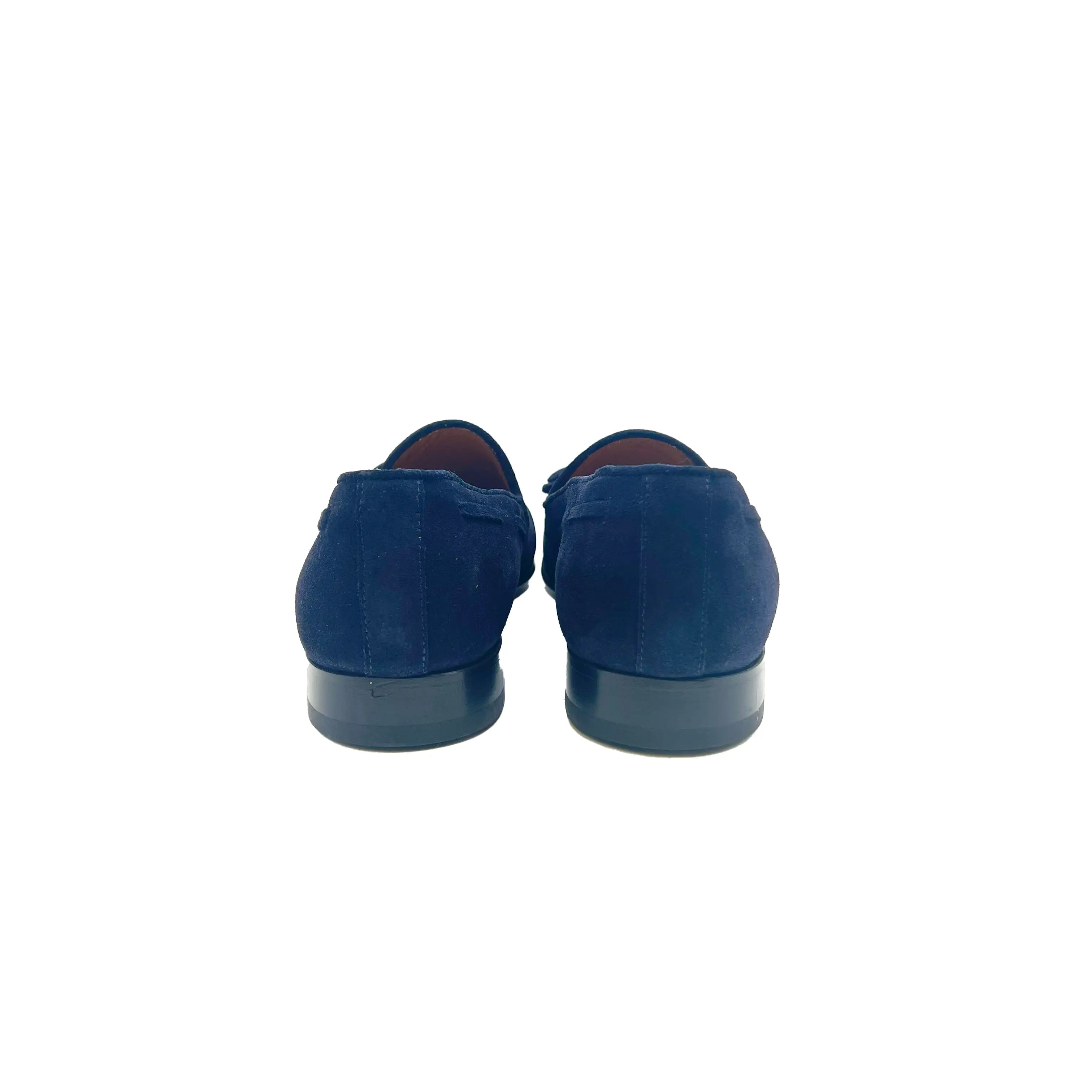 Sandro Barbera 45218 Mocassino Uomo Camoscio Navy