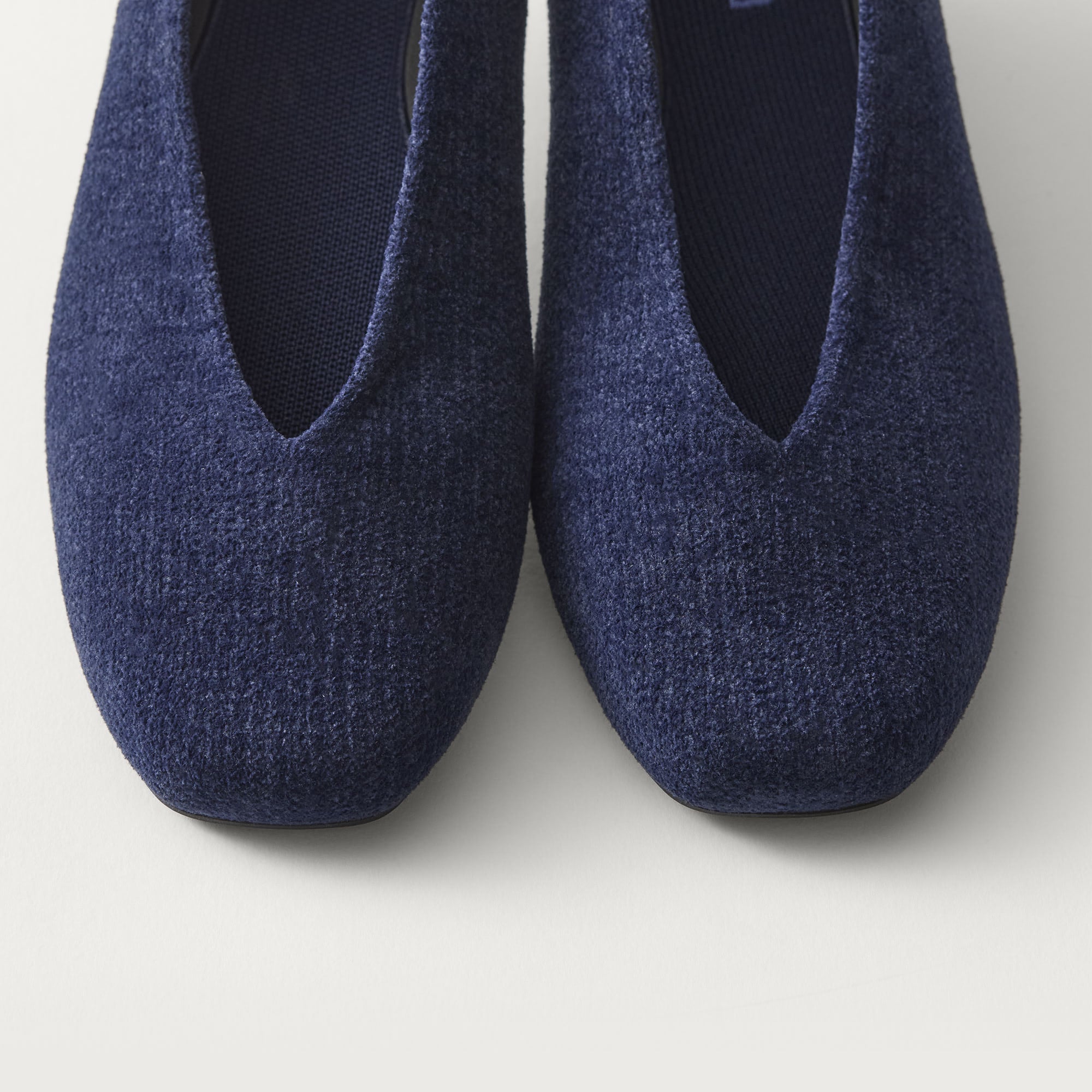Rothy's The Max Square Ballerina ballerine navy blu punta quadrata