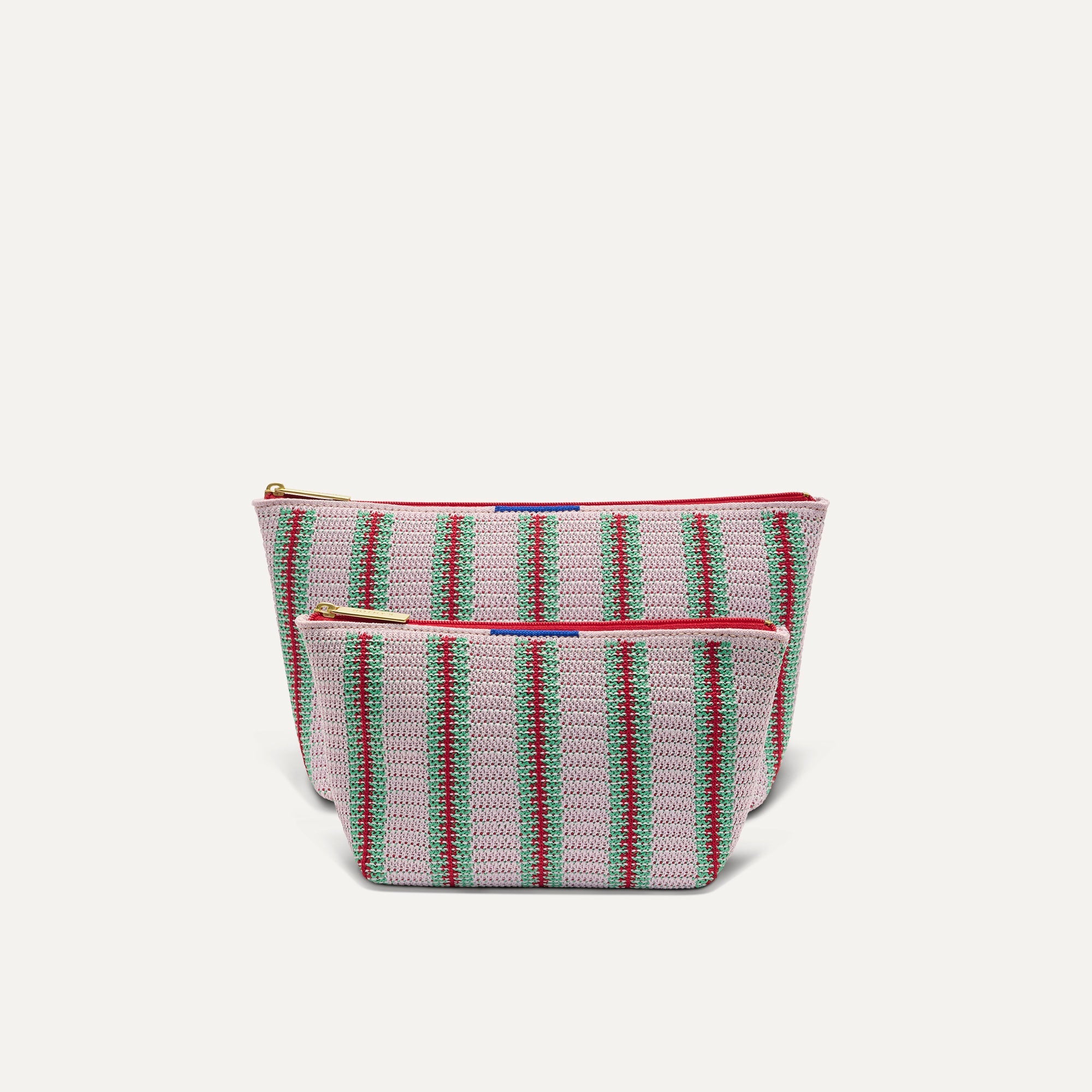 Rothy's The Travel Pouch Set pochette Toffee Chevron