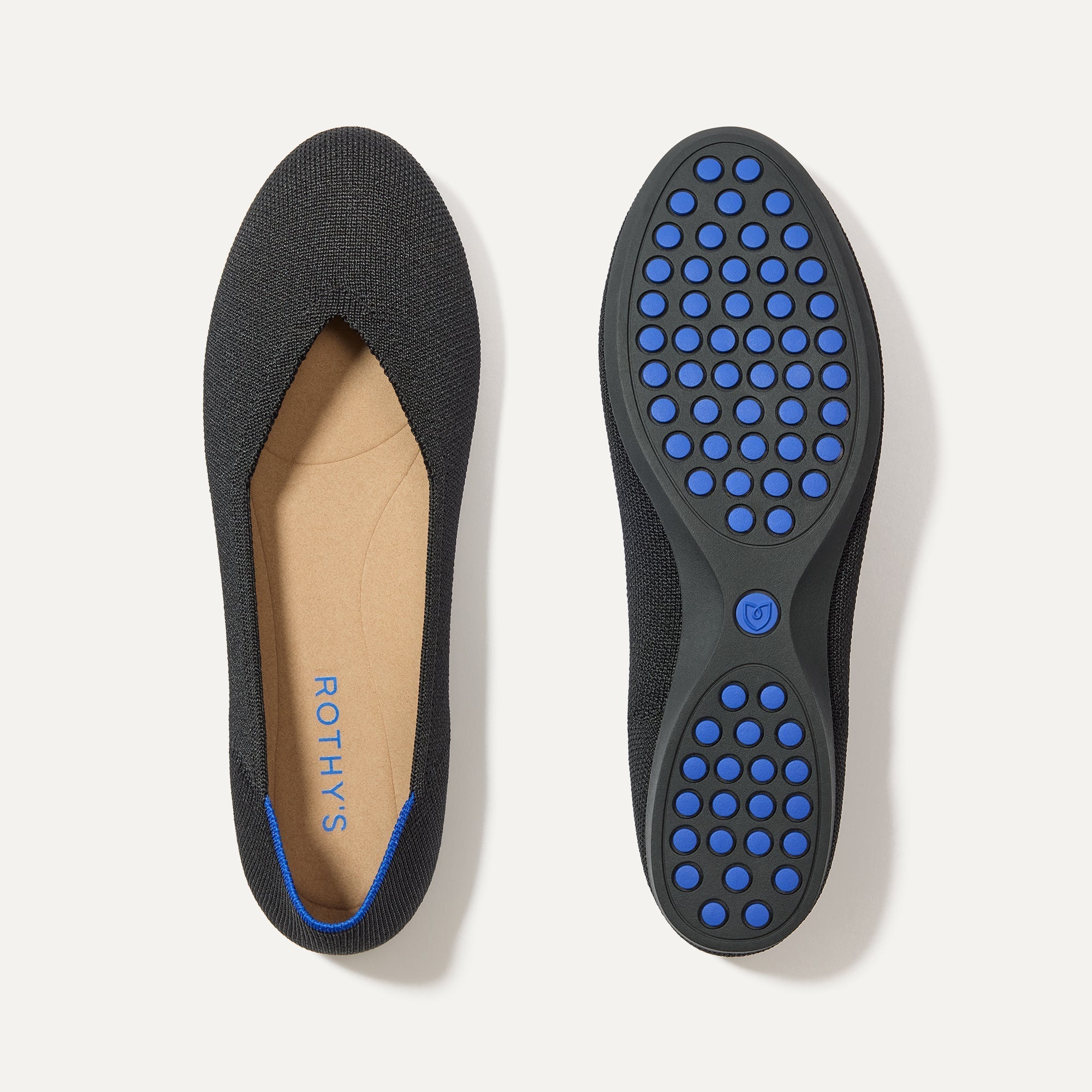 Rothy's The Daily Flat ballerine Black maglia comoda