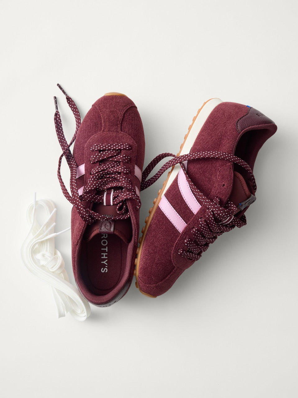 Rothy's The Ivy Sneaker sneakers donna ReVelvet Syrah bordeaux