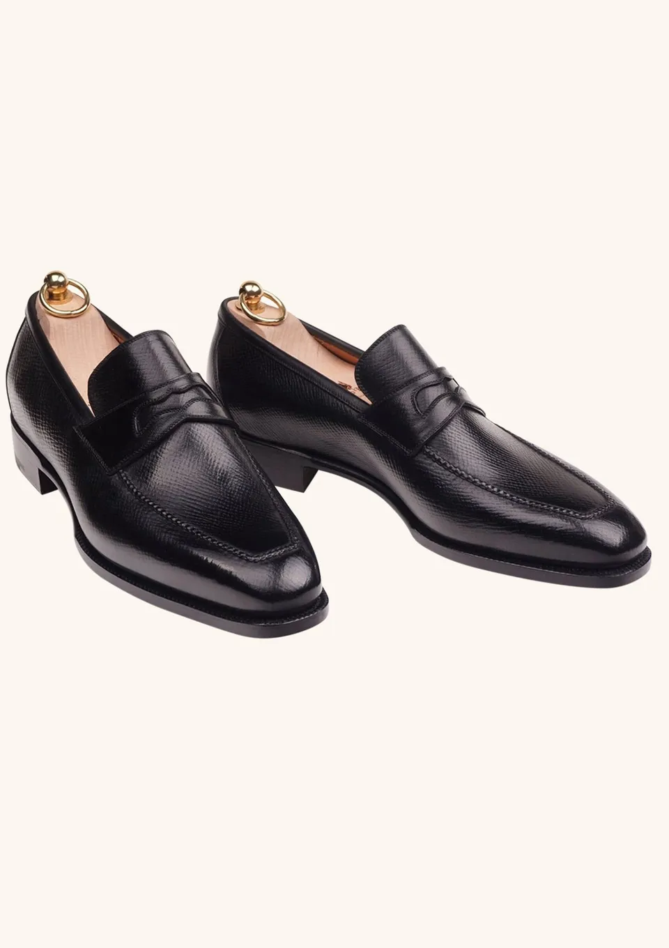 Stefano Bemer Loafers C1330 mocassini penny neri 42