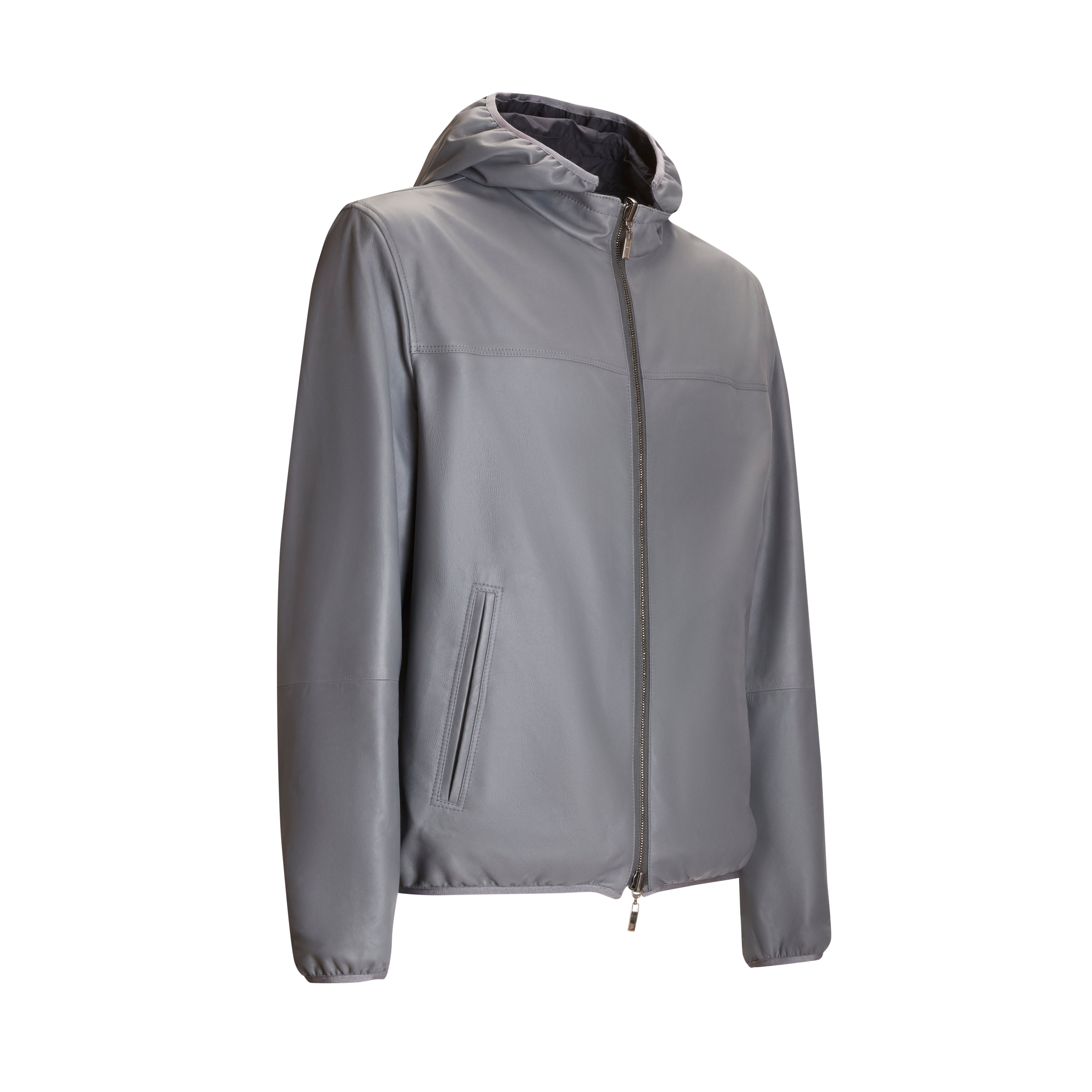 F.lli Rossetti 99772 Giubbino Reversibile Uomo Fango Pelle