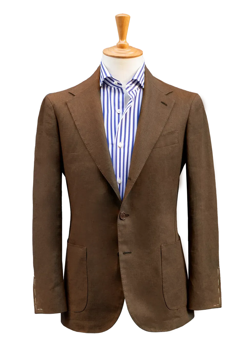 Stefano Bemer Blazers giacca lino marrone SV2105