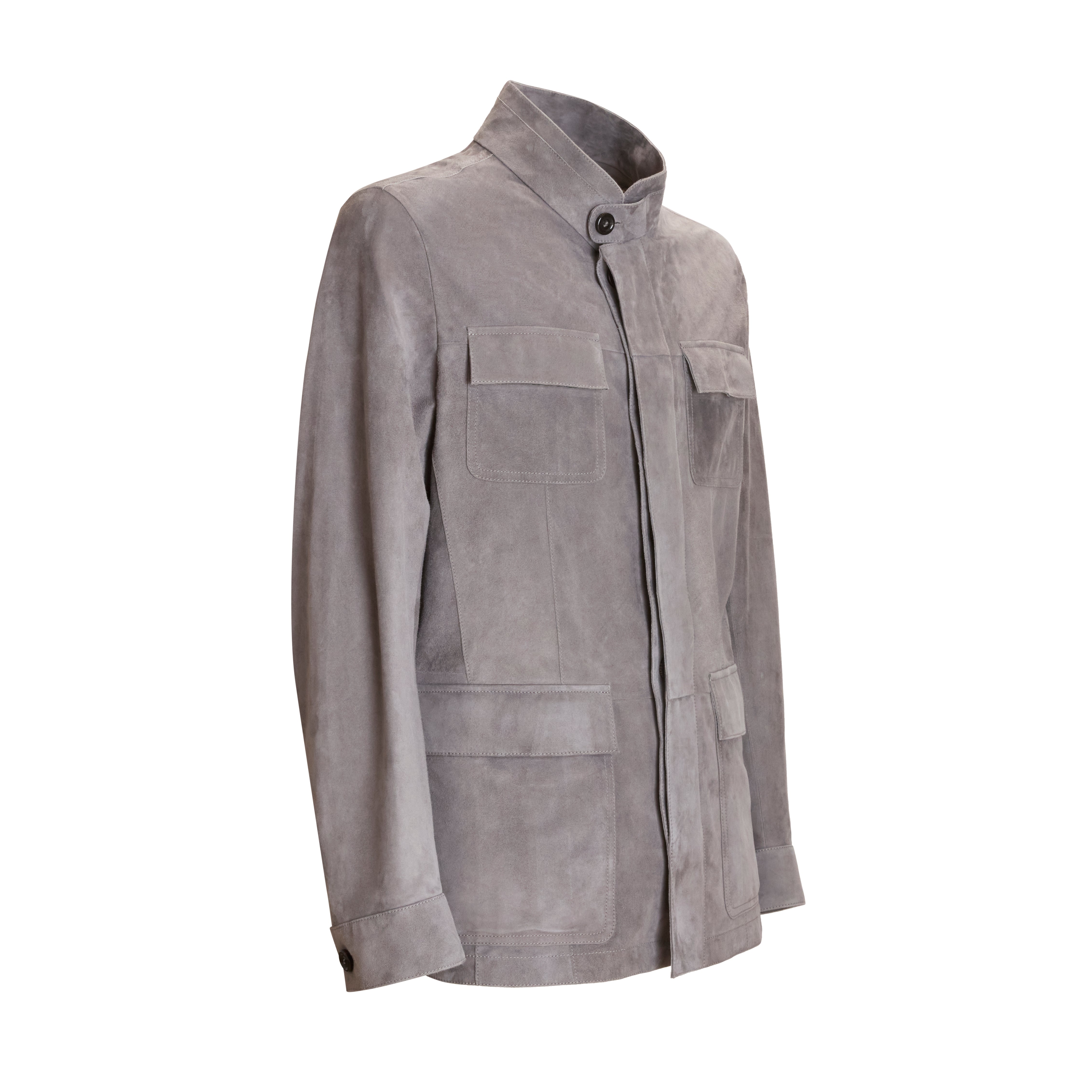F.lli Rossetti 99775 sahariana camoscio grigio uomo
