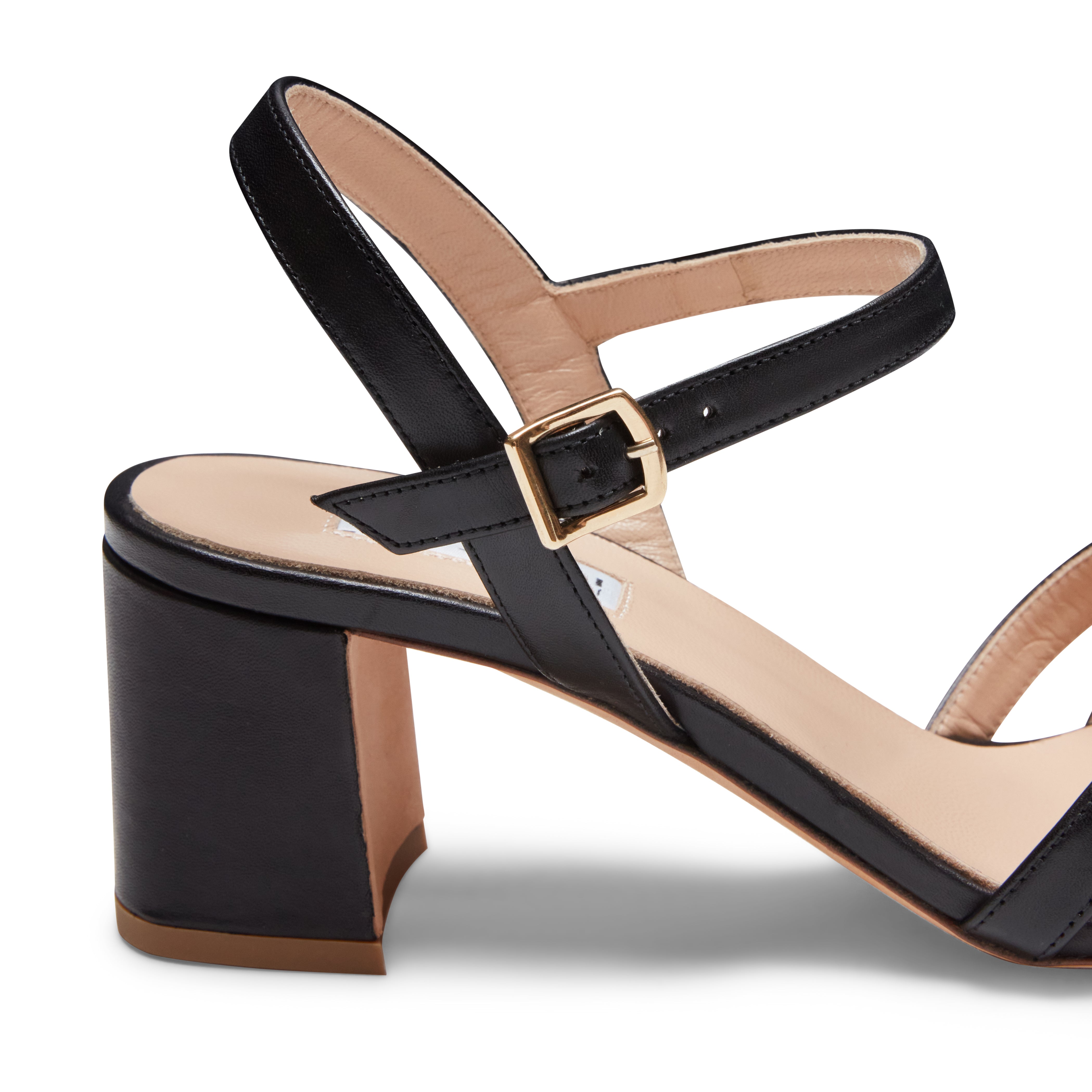 F.lli Rossetti 68216 sandalo donna nero pelle tacco 60