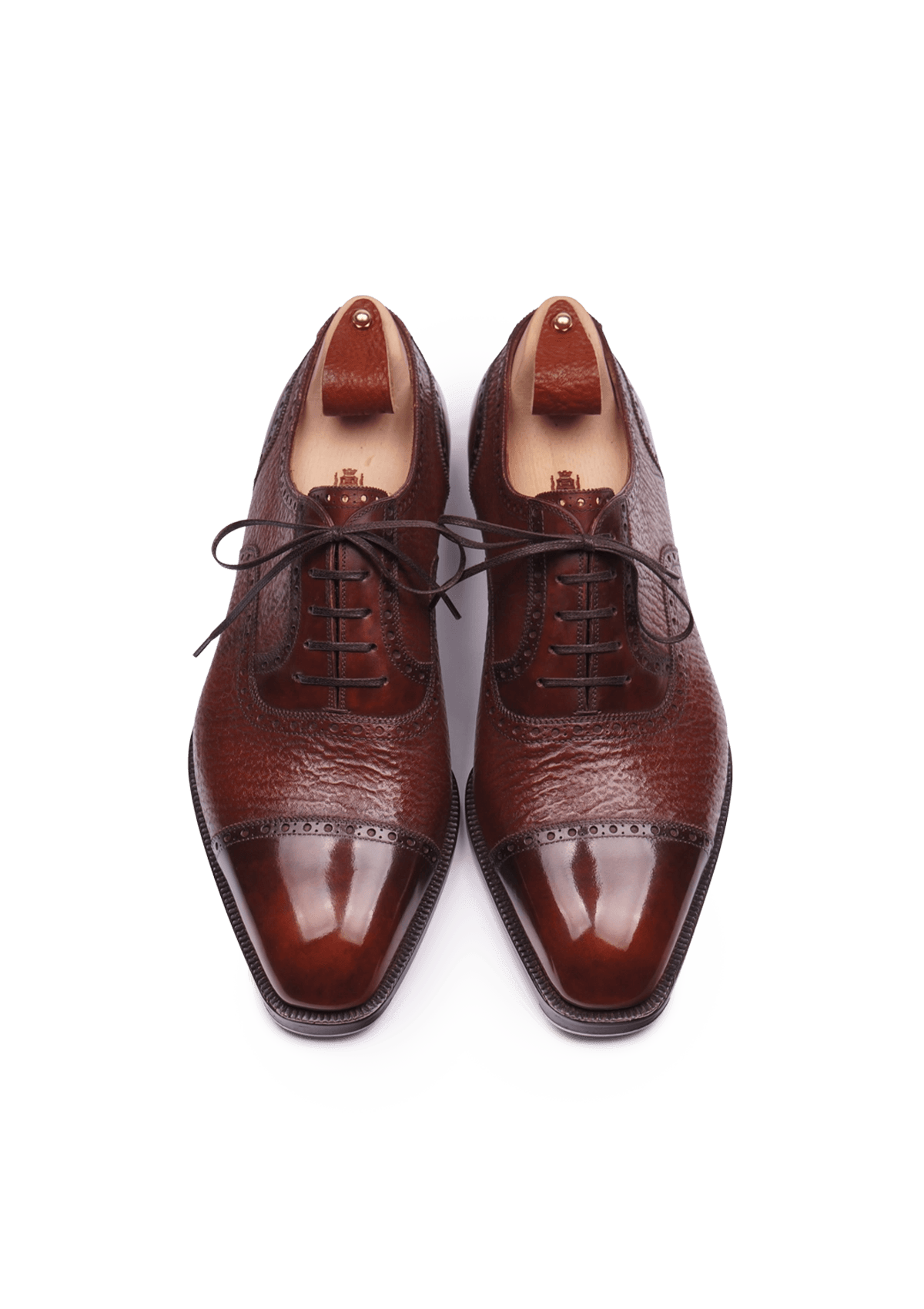 Stefano Bemer Oxfords T6461 scarpe oxford marroni squalo
