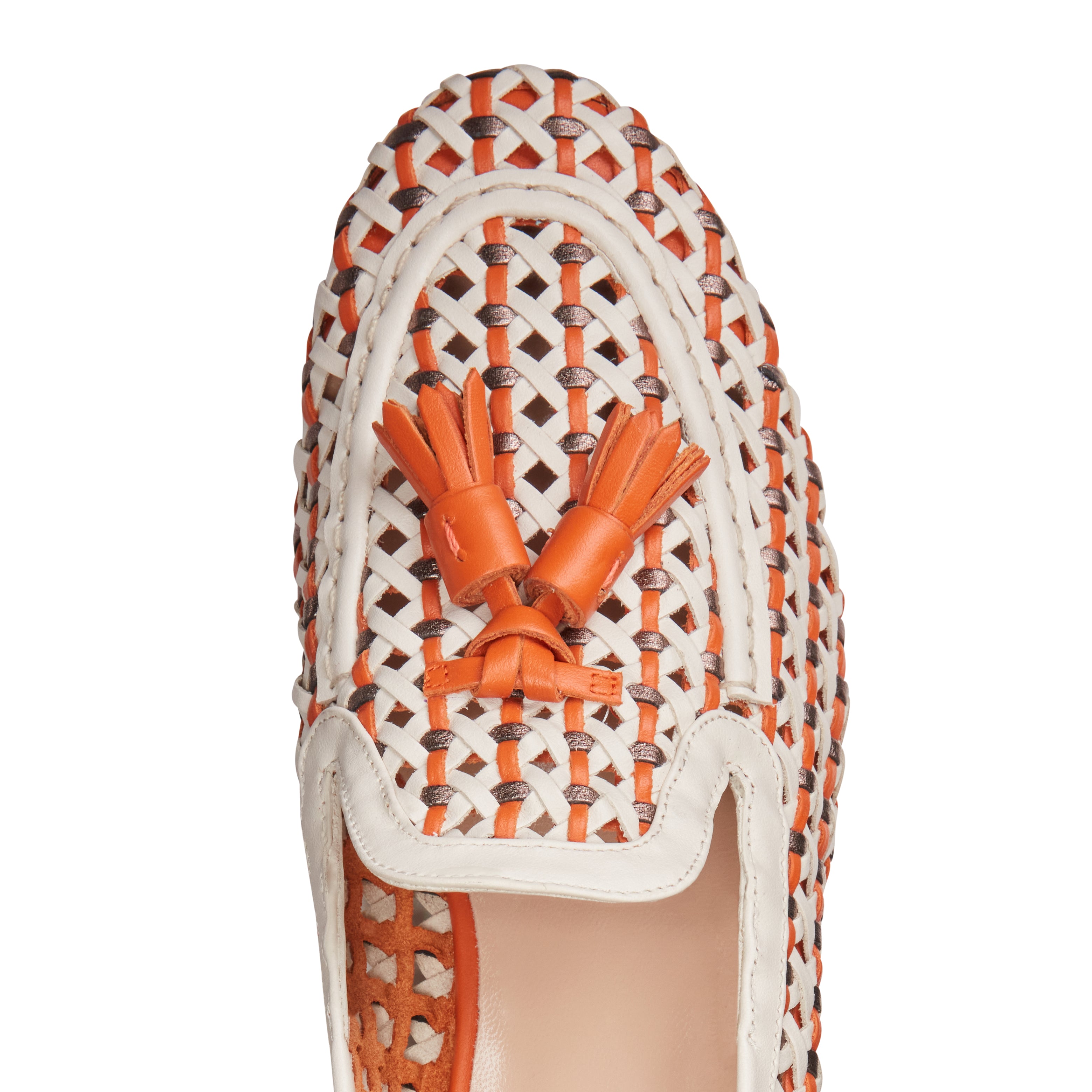 F.lli Rossetti Brera 67275 mocassino donna avorio intrecciato