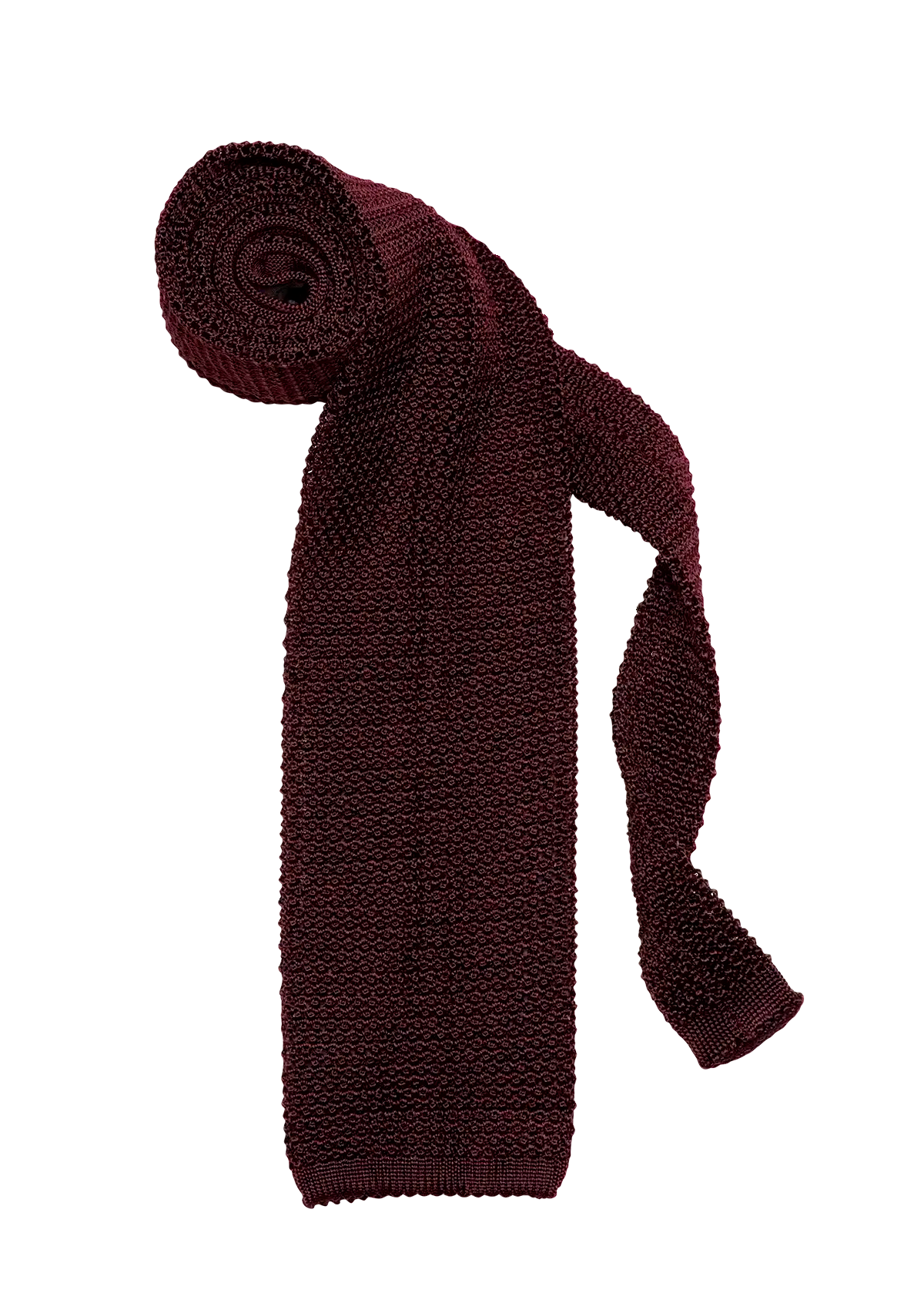 Stefano Bemer Ties cravatta seta bordeaux 8 cm