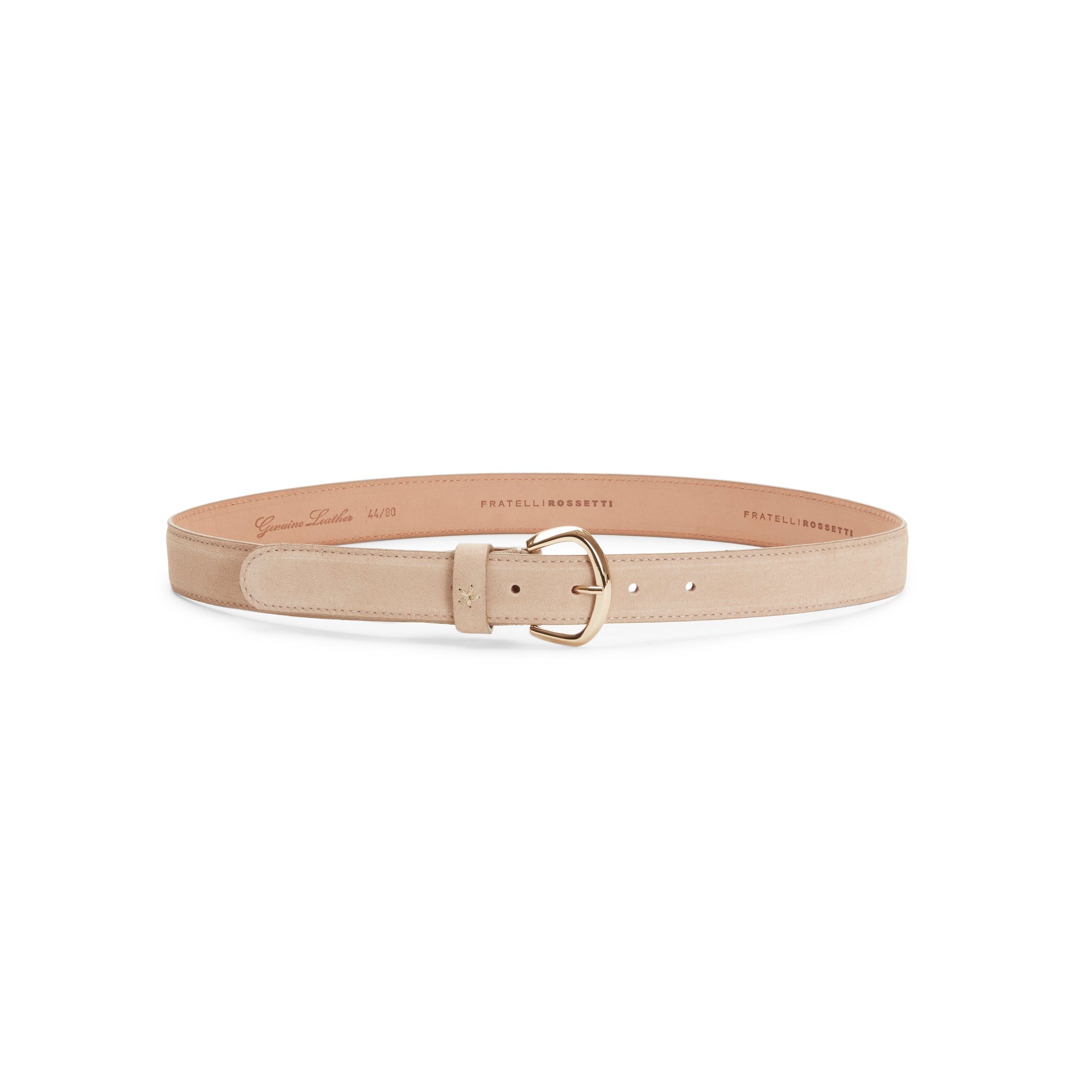F.lli Rossetti Cintura donna suede sabbia 2,5cm