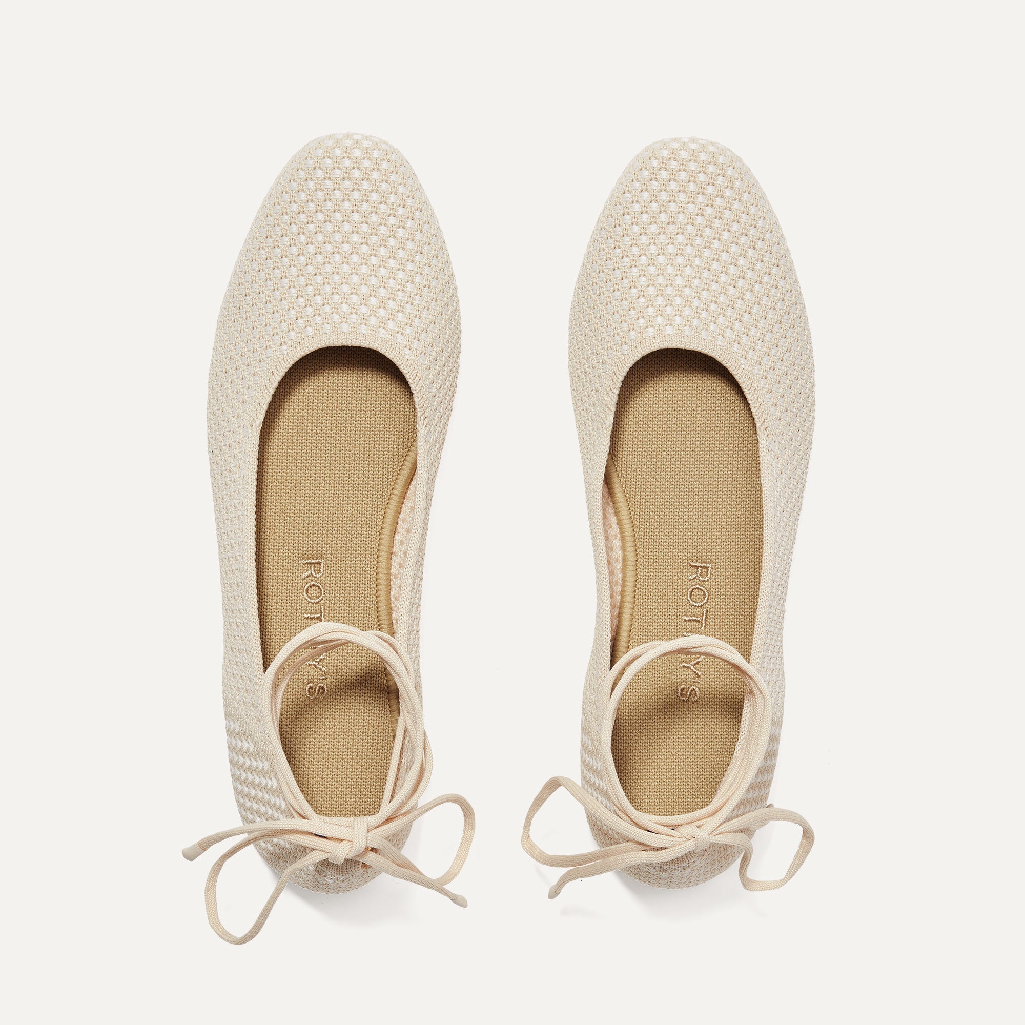 Rothy's The Square Wrap sandali Blanc punta quadrata