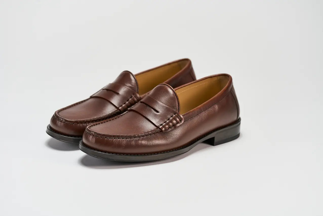 Sandro Barbera Brera Penny Loafer Cognac Pelle EU 43
