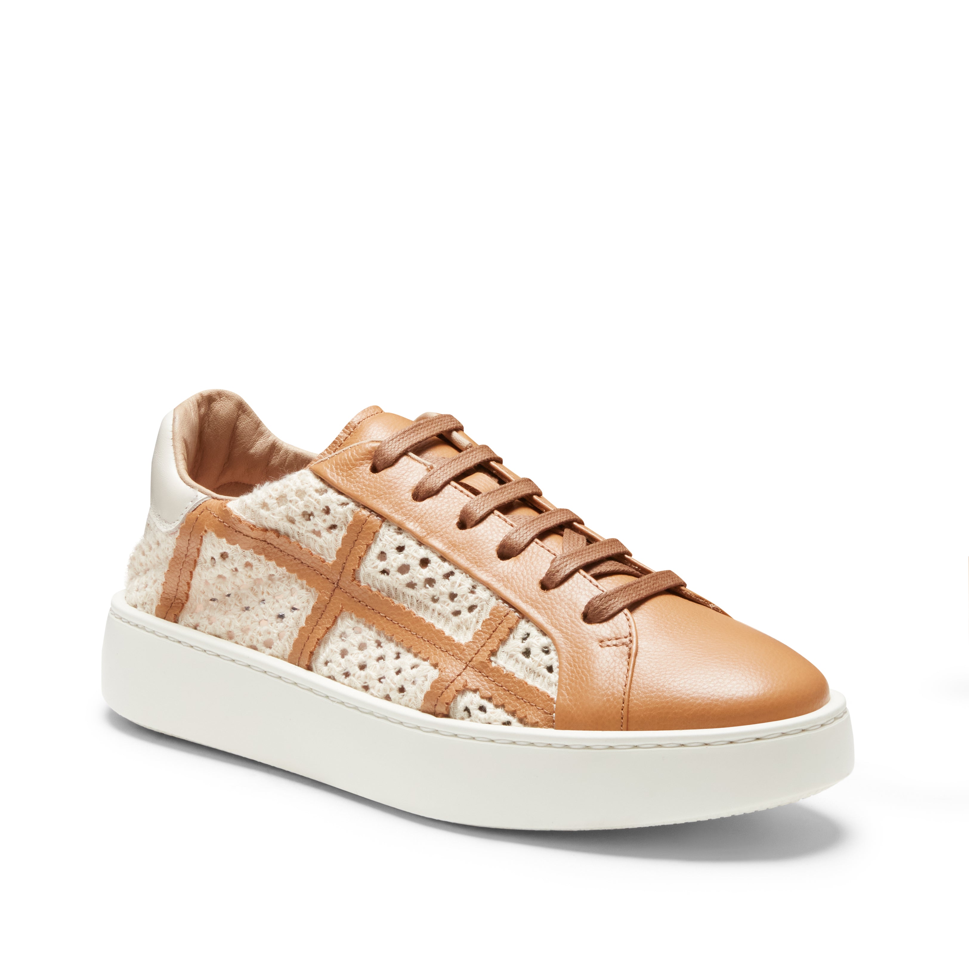 F.lli Rossetti 77207 sneaker donna tessuto avorio