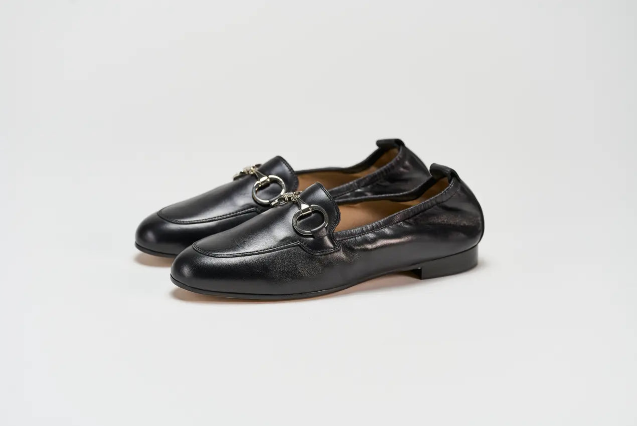 Sandro Barbera & Figli 4003 mocassino nappa nero morsetto
